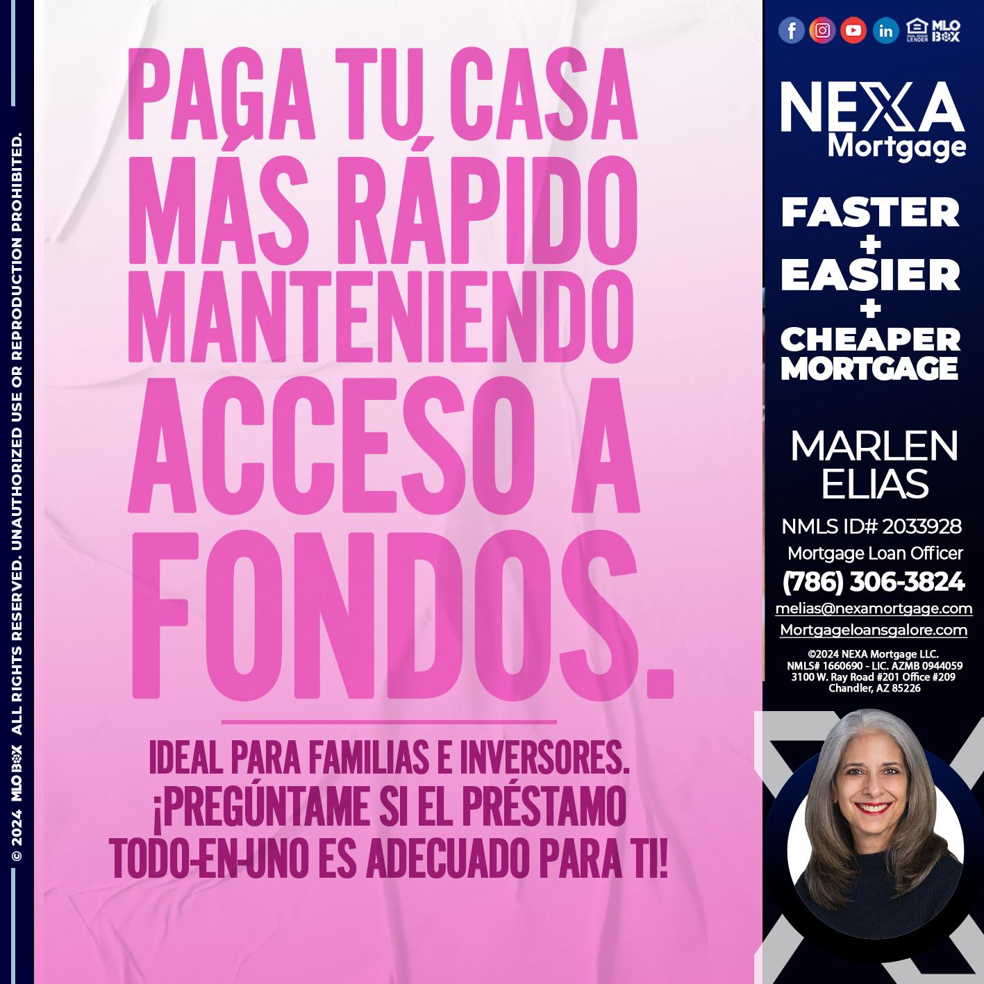 PAGA TU CASA - Marlen Elias -Mortgage Loan Officer