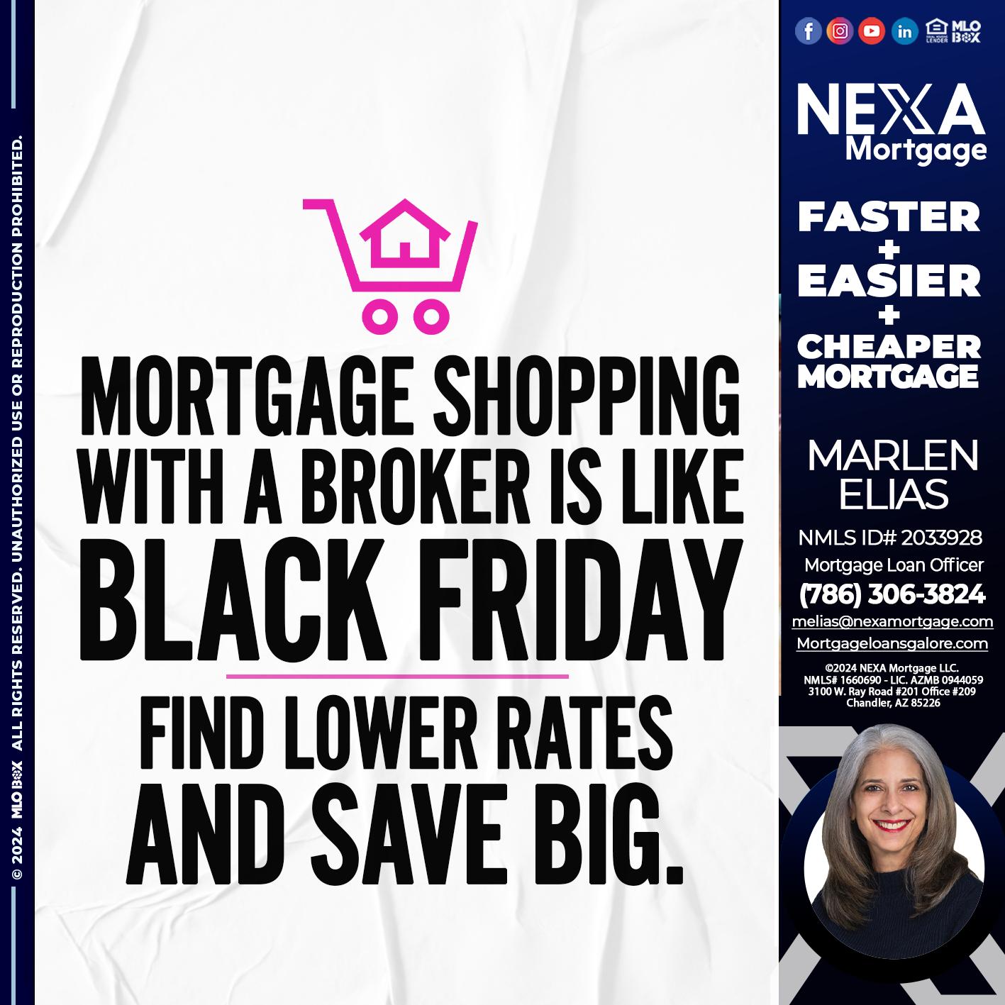 MORTGAGE SHOPPING - Marlen Elias -Mortgage Loan Officer