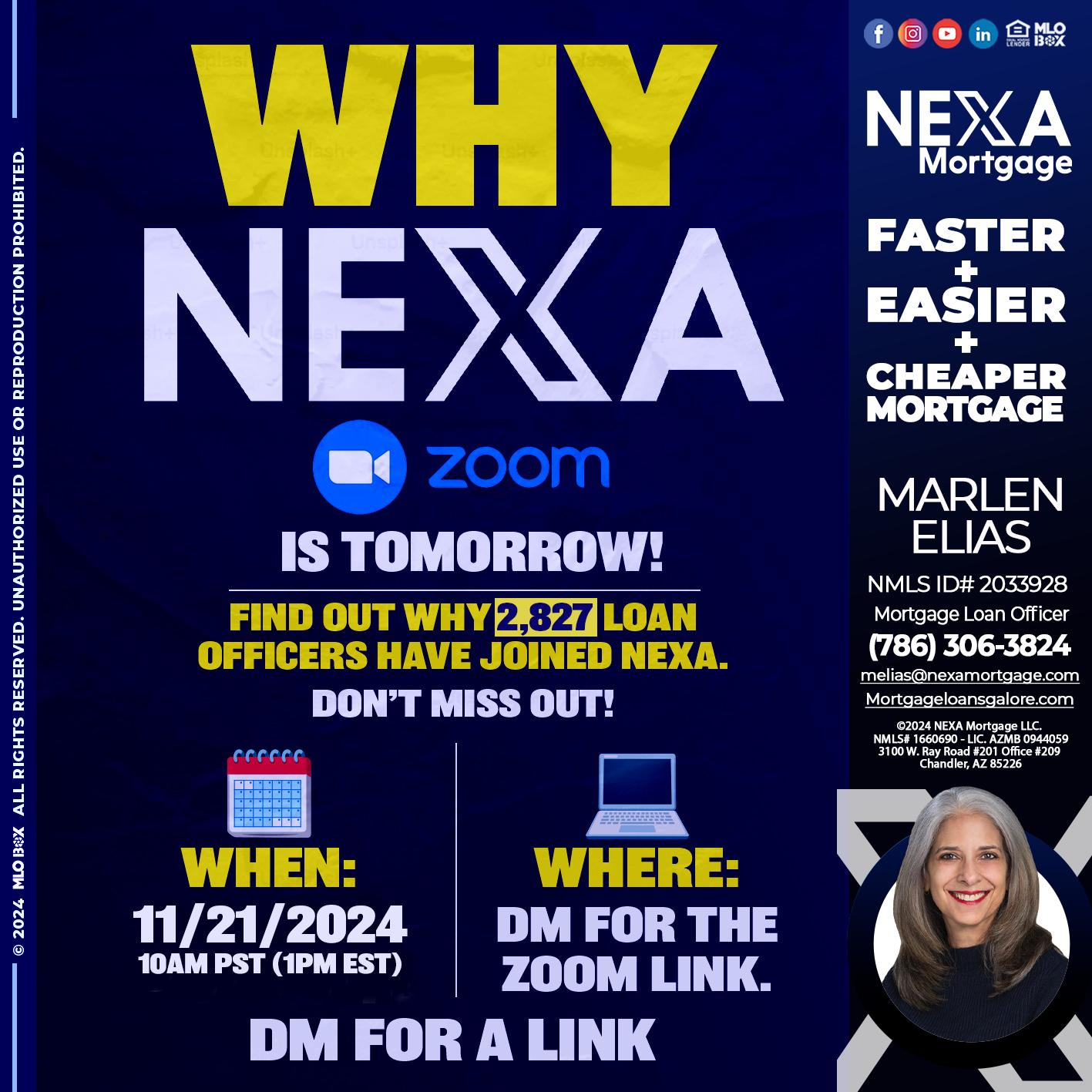WHY NEXA - Marlen Elias -Mortgage Loan Officer