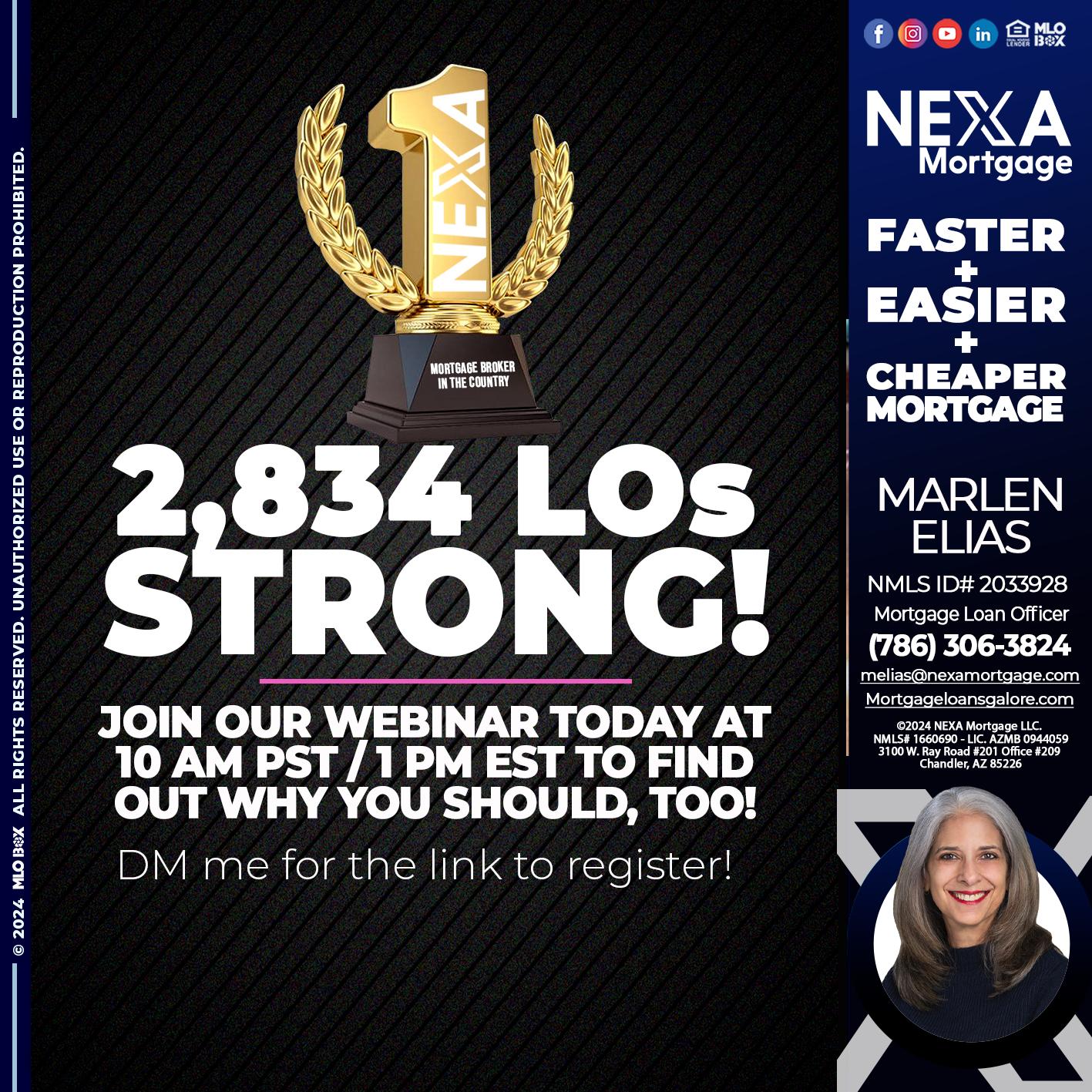 2834 LOs WHY NEXA - Marlen Elias -Mortgage Loan Officer