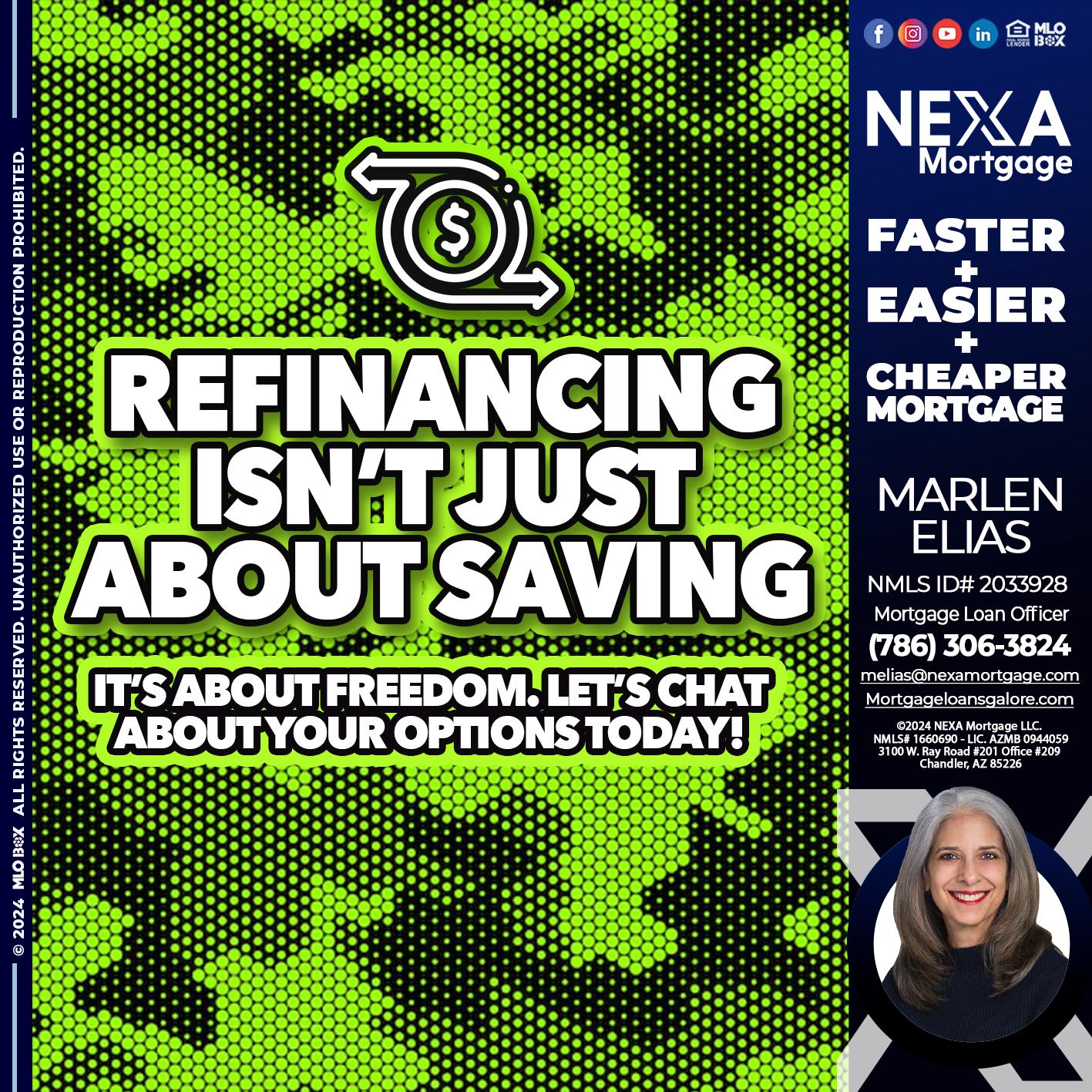 REFINANCING - Marlen Elias -Mortgage Loan Officer