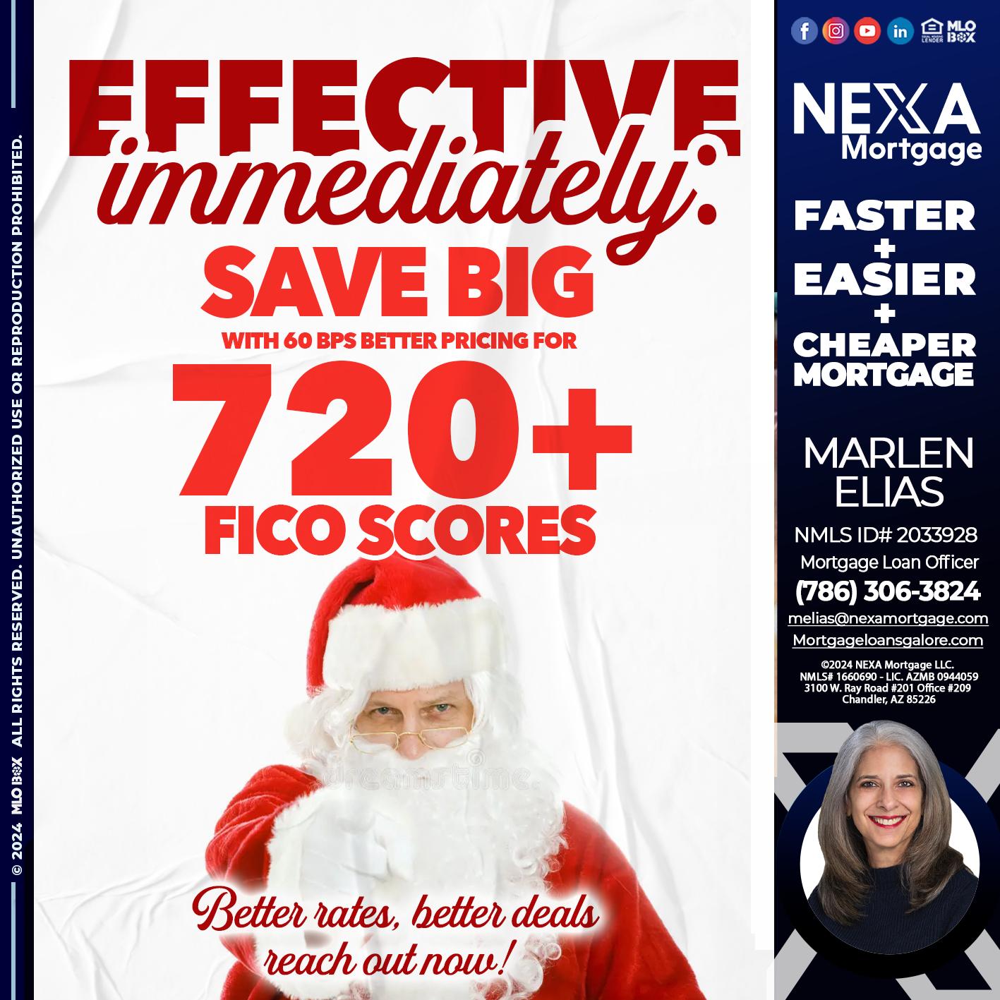 EFECTIVE IMMEDIATELY - Marlen Elias -Mortgage Loan Officer