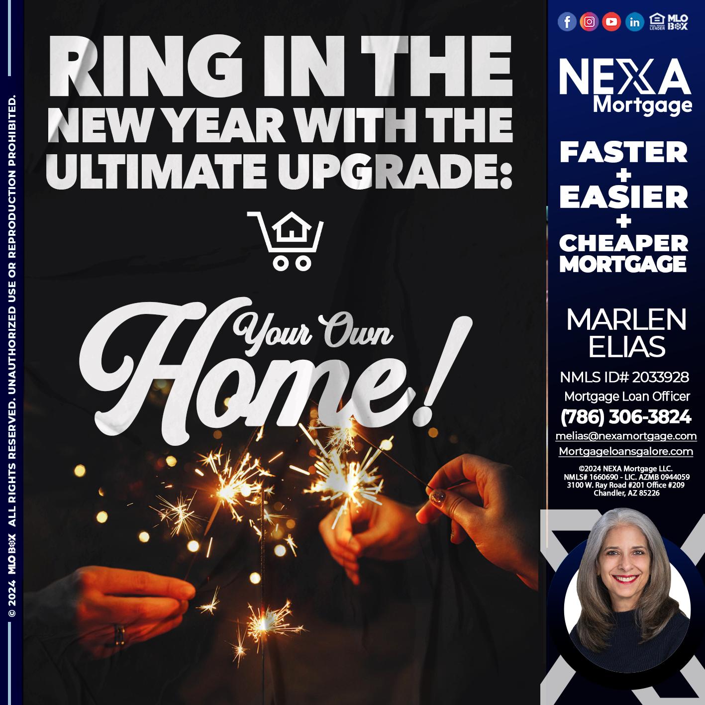 RING IN THE NEW - Marlen Elias -Mortgage Loan Officer