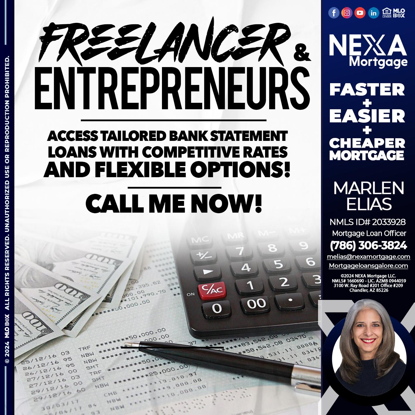 freelancer - Marlen Elias -Mortgage Loan Officer