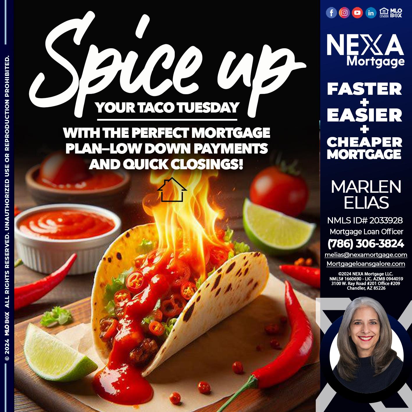 spice up - Marlen Elias -Mortgage Loan Officer