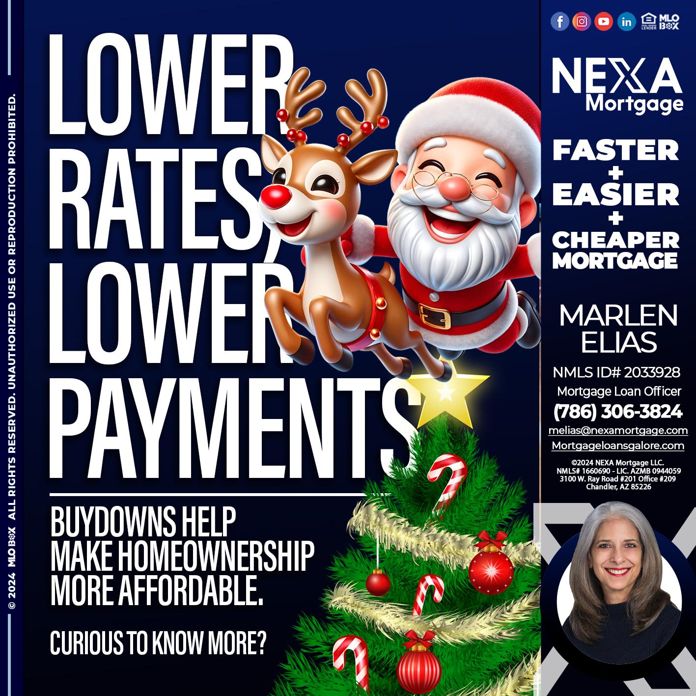 lower rates - Marlen Elias -Mortgage Loan Officer