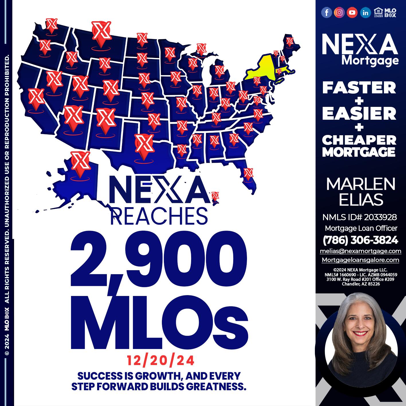 2900 MLOS - Marlen Elias -Mortgage Loan Officer