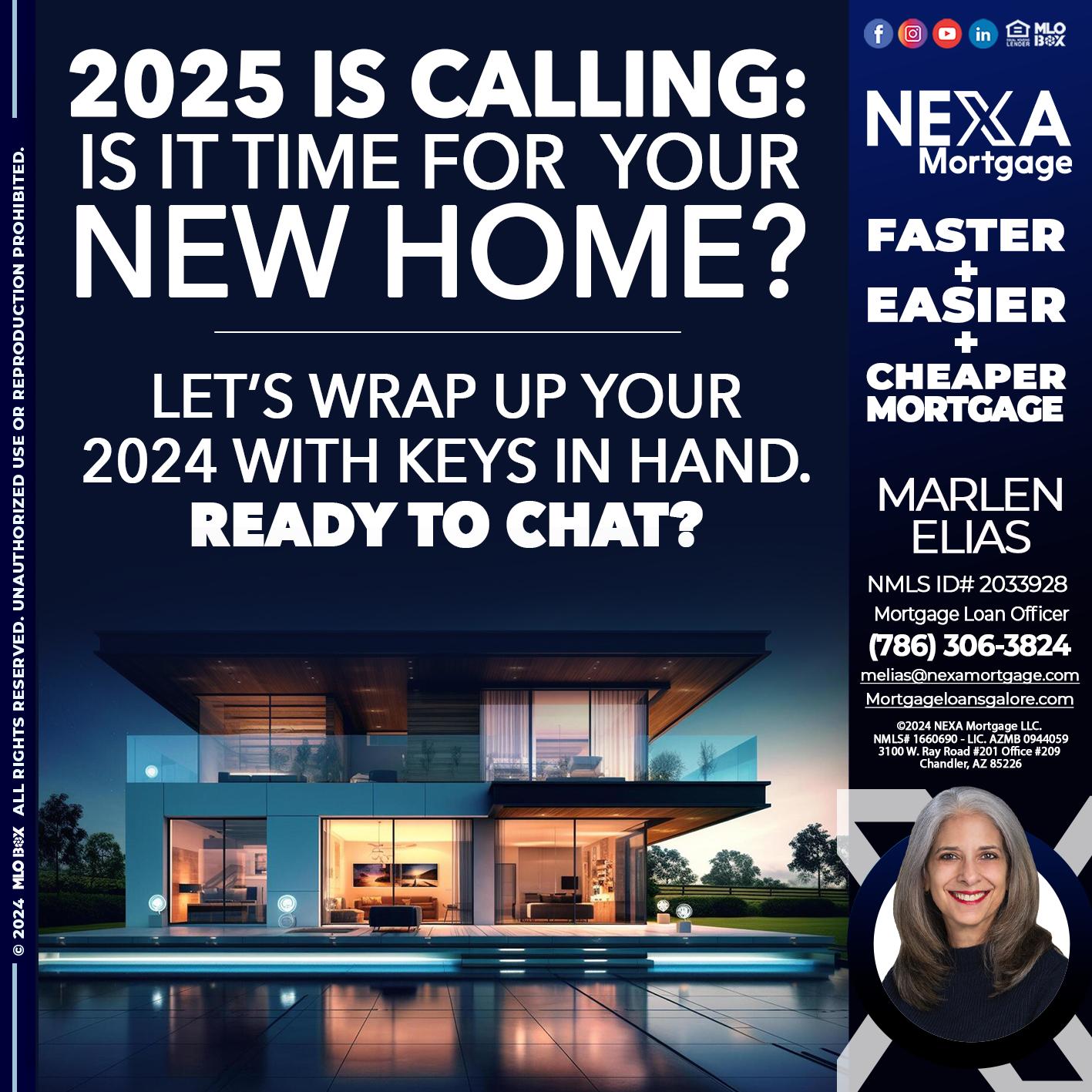 2025 SI CALLING - Marlen Elias -Mortgage Loan Officer