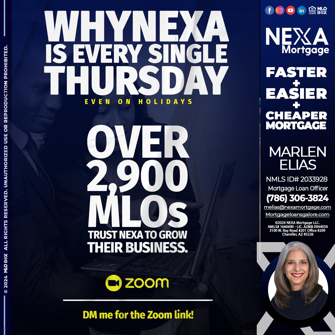 why nexa - Marlen Elias -Mortgage Loan Officer