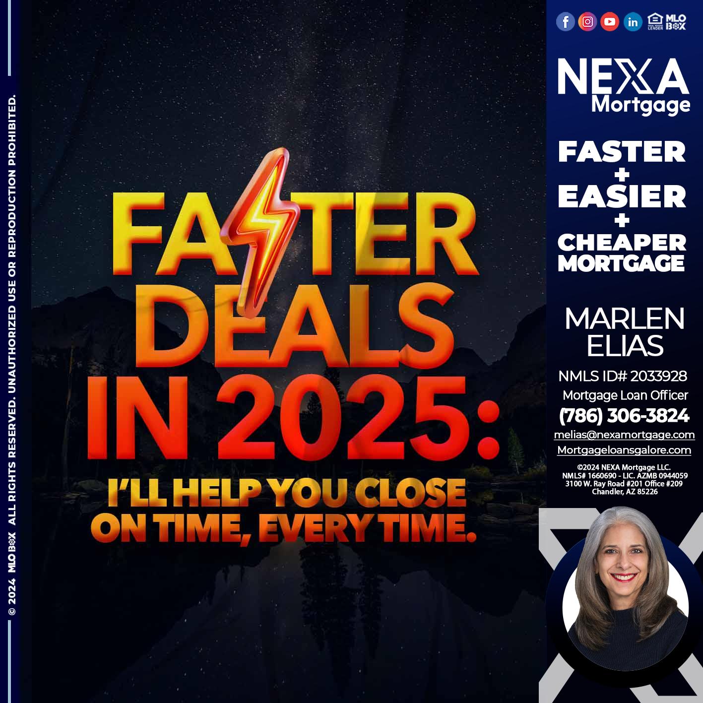 FASTER DEALS - Marlen Elias -Mortgage Loan Officer