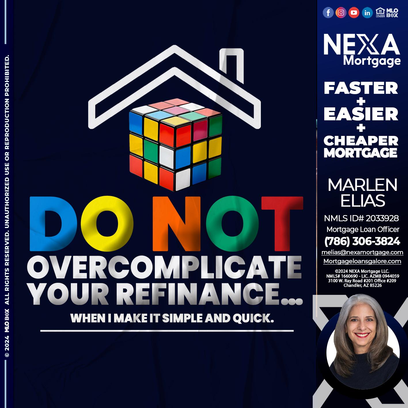 DO NOT - Marlen Elias -Mortgage Loan Officer