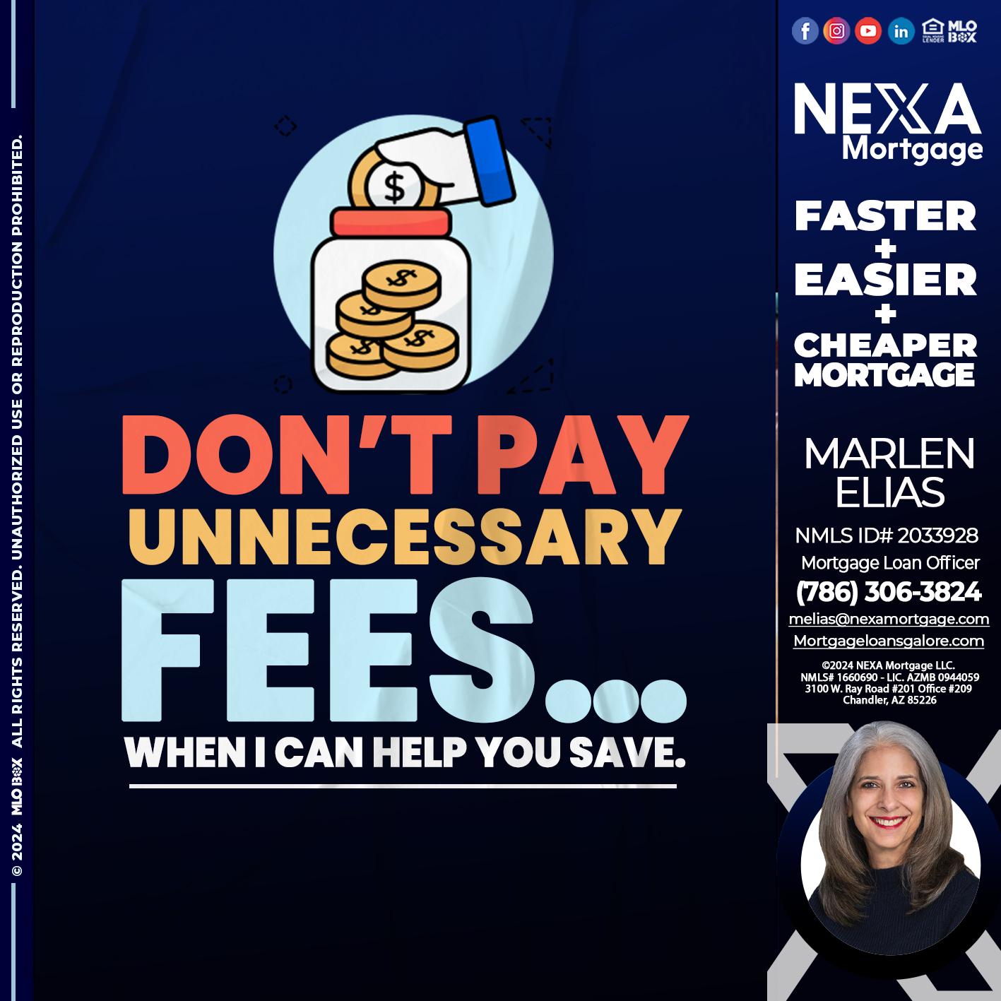DON´T PAY - Marlen Elias -Mortgage Loan Officer