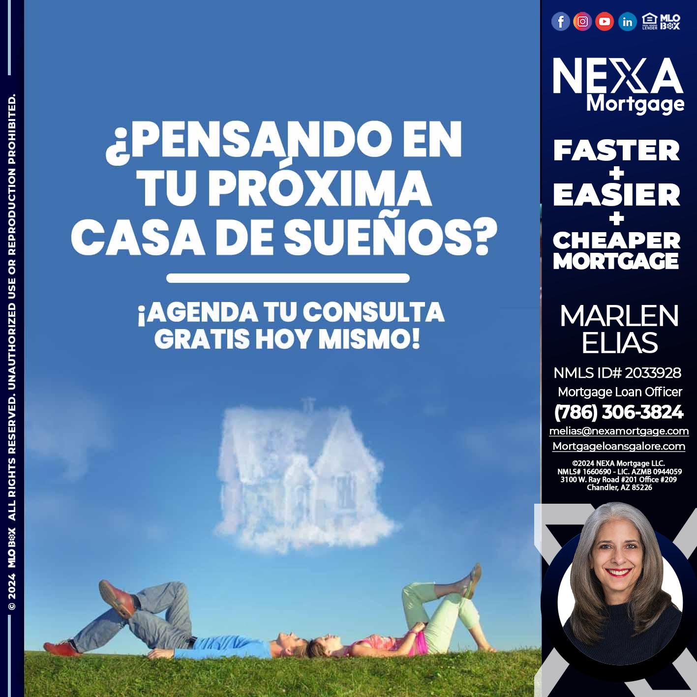 PENSANDO EN TU PROXIMA CASA? - Marlen Elias -Mortgage Loan Officer