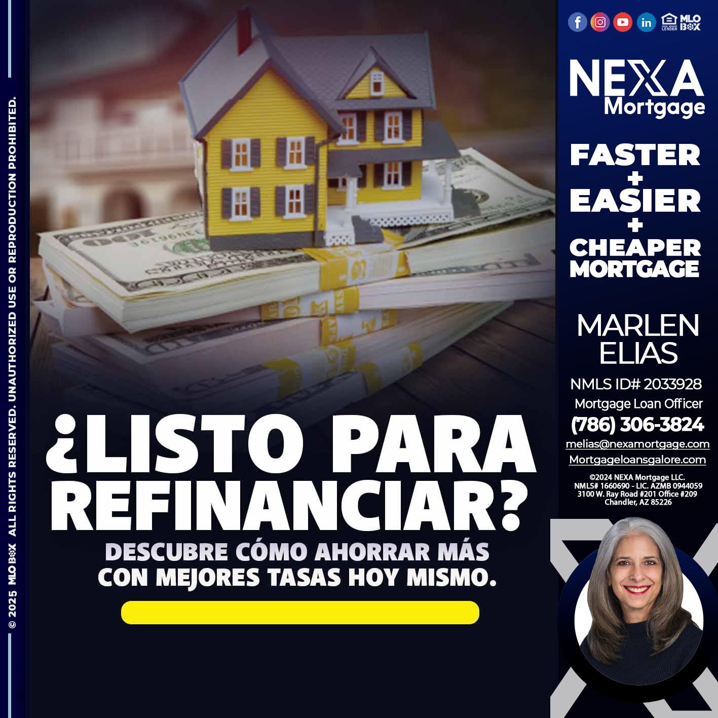 LISTO PARA REFINANCIAR? - Marlen Elias -Mortgage Loan Officer