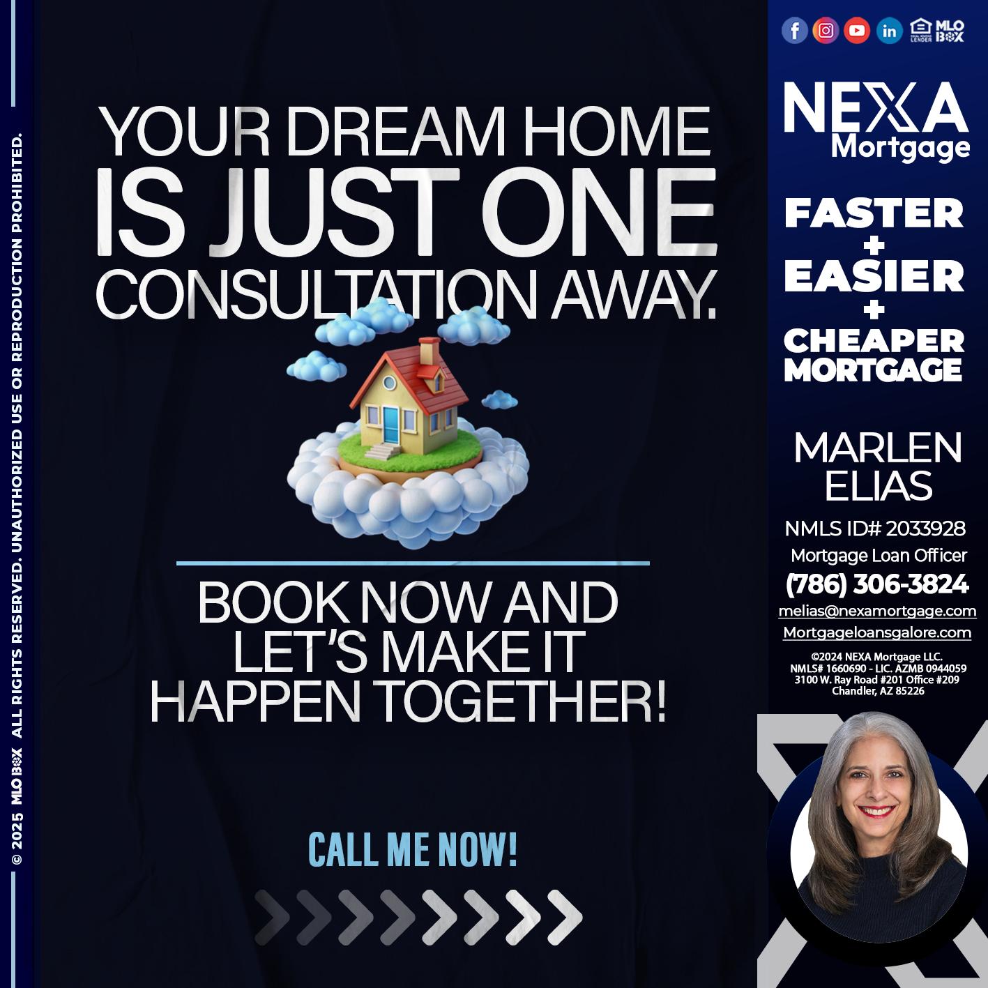 YOUR DREAM HOME - Marlen Elias -Mortgage Loan Officer