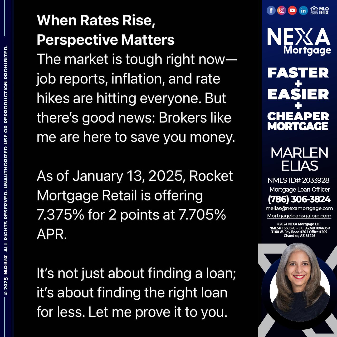 WHEN RATES RISE - Marlen Elias -Mortgage Loan Officer