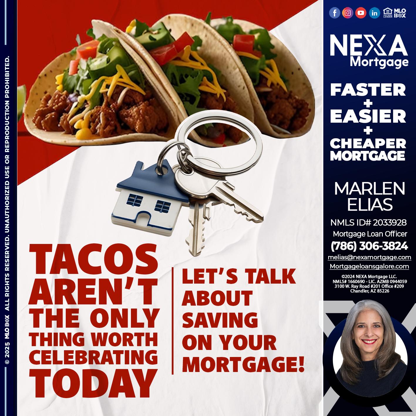 TACO TUESDAY - Marlen Elias -Mortgage Loan Officer
