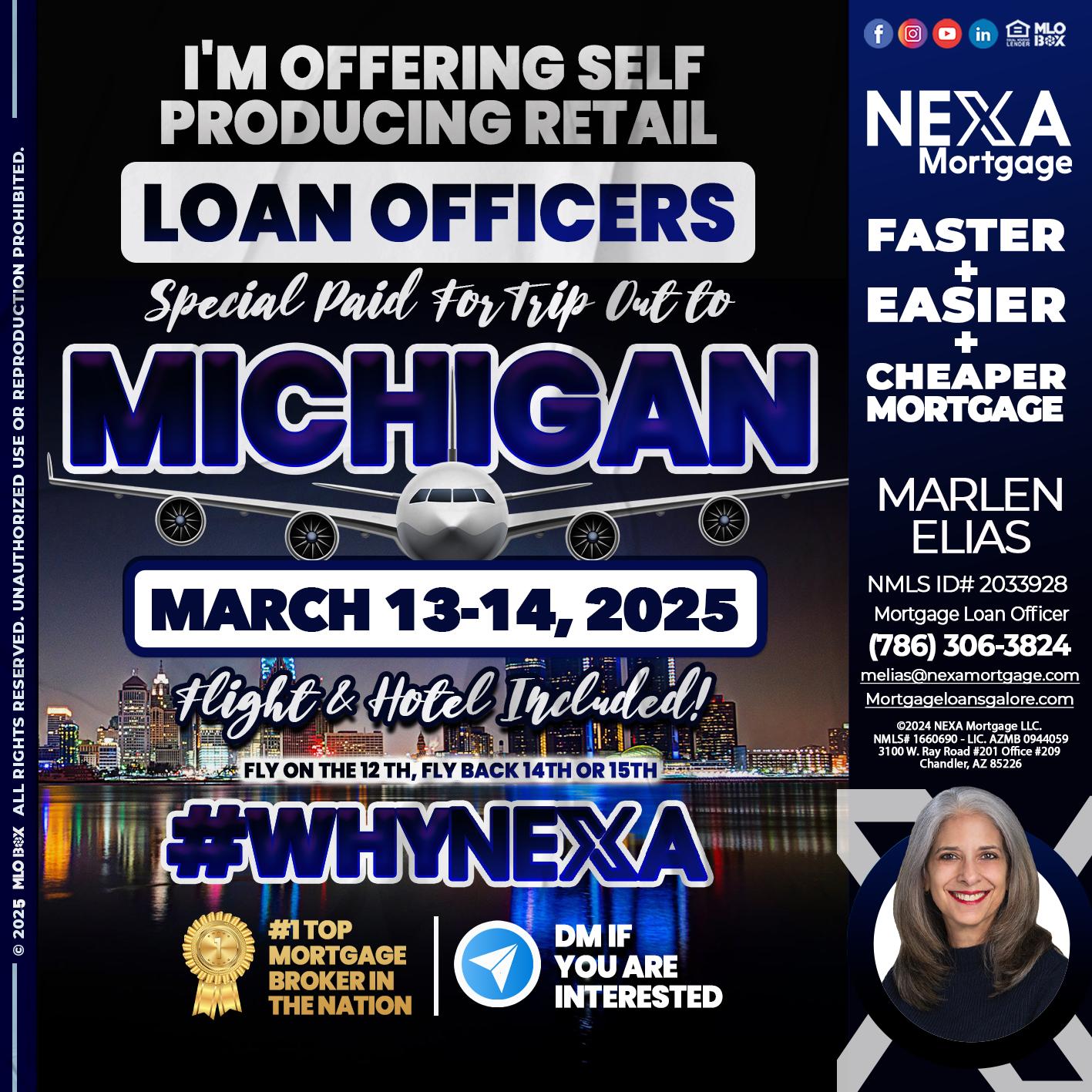 MICHIGAN TRIP - Marlen Elias -Mortgage Loan Officer