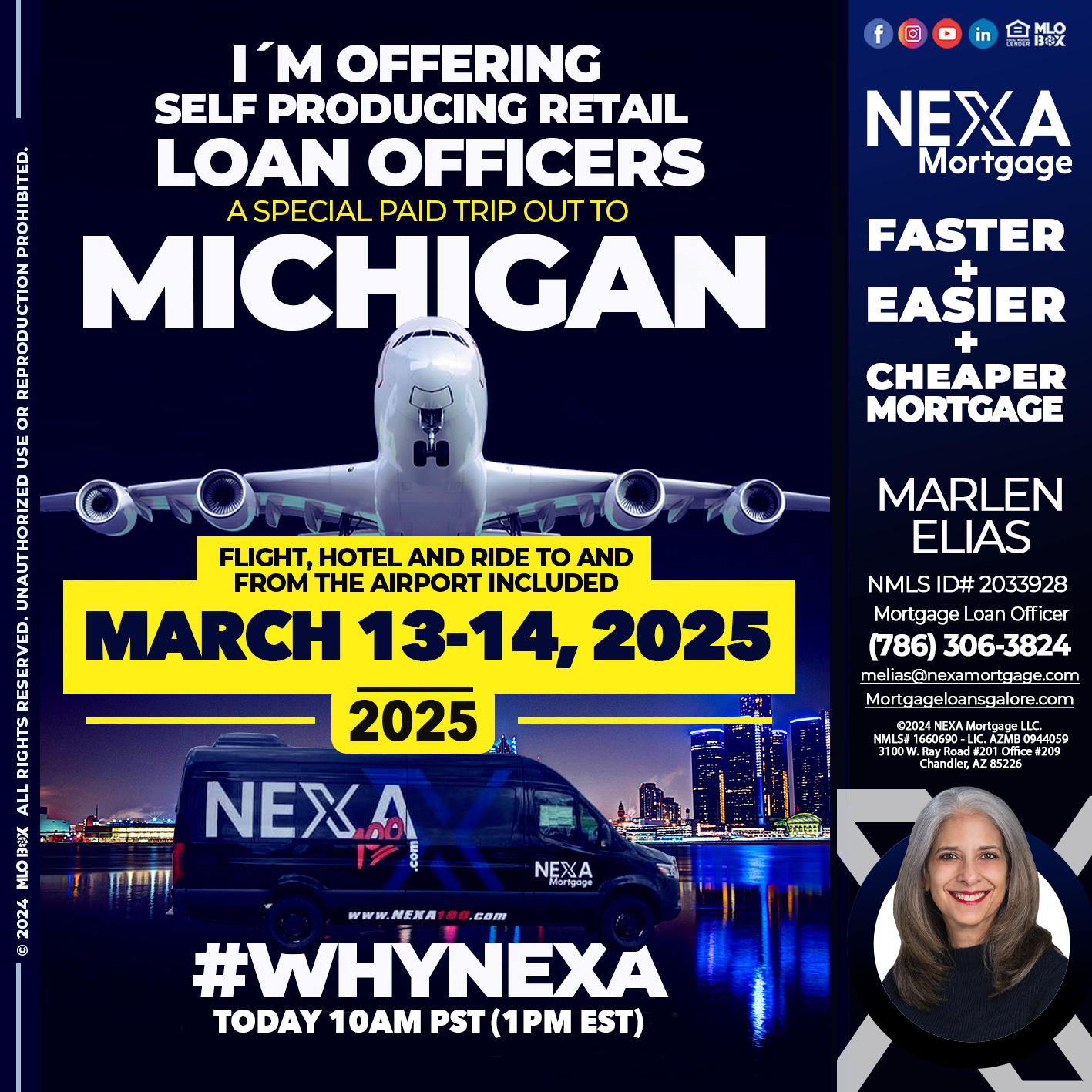 MICHIGAN TRIP - Marlen Elias -Mortgage Loan Officer
