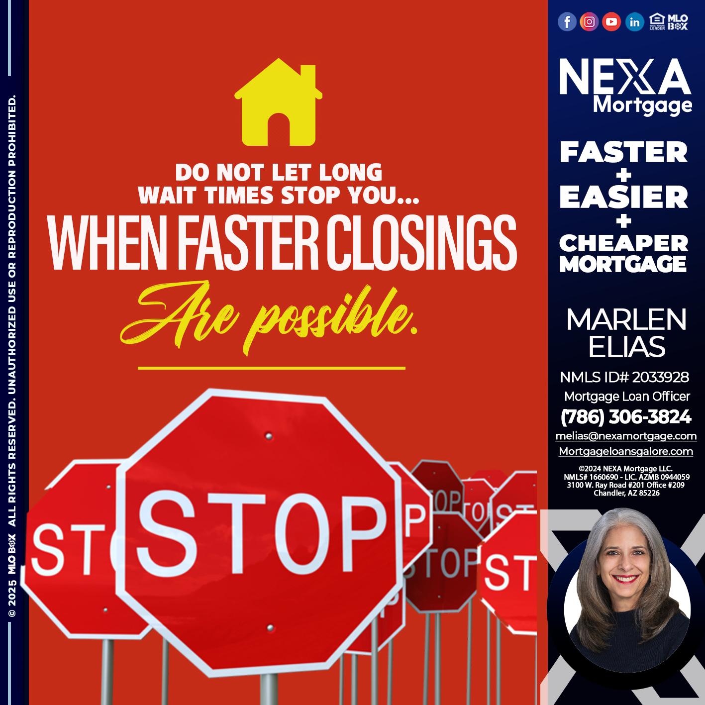 DO NOT LET - Marlen Elias -Mortgage Loan Officer