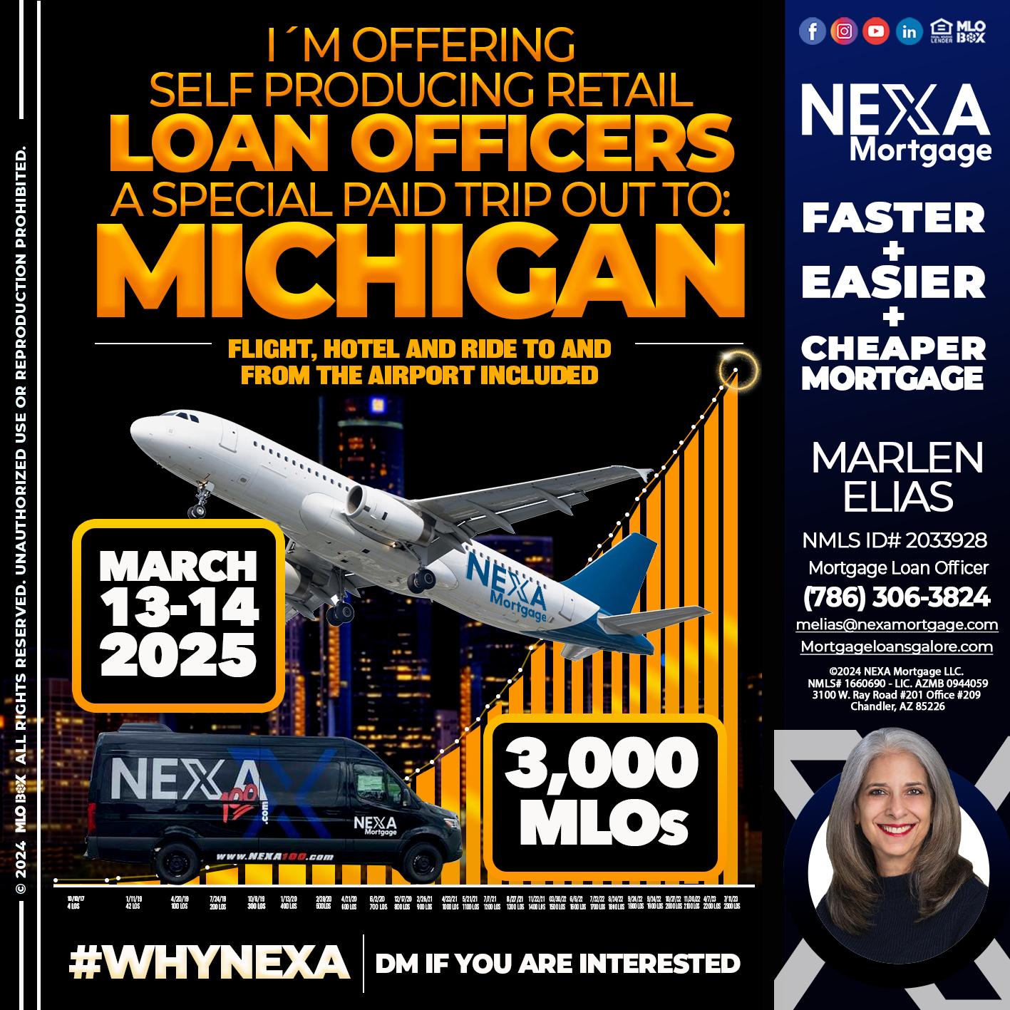 MICHIGAN TRIP - Marlen Elias -Mortgage Loan Officer
