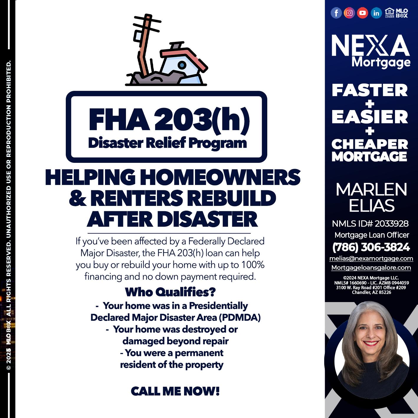 FHA - Marlen Elias -Mortgage Loan Officer