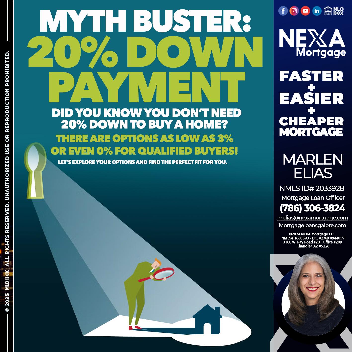 myth buster - Marlen Elias -Mortgage Loan Officer
