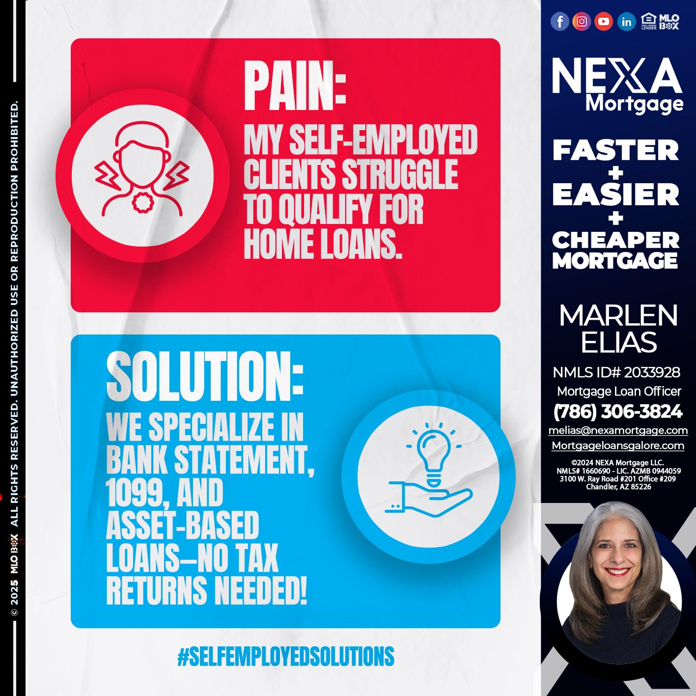 pain-solution - Marlen Elias -Mortgage Loan Officer