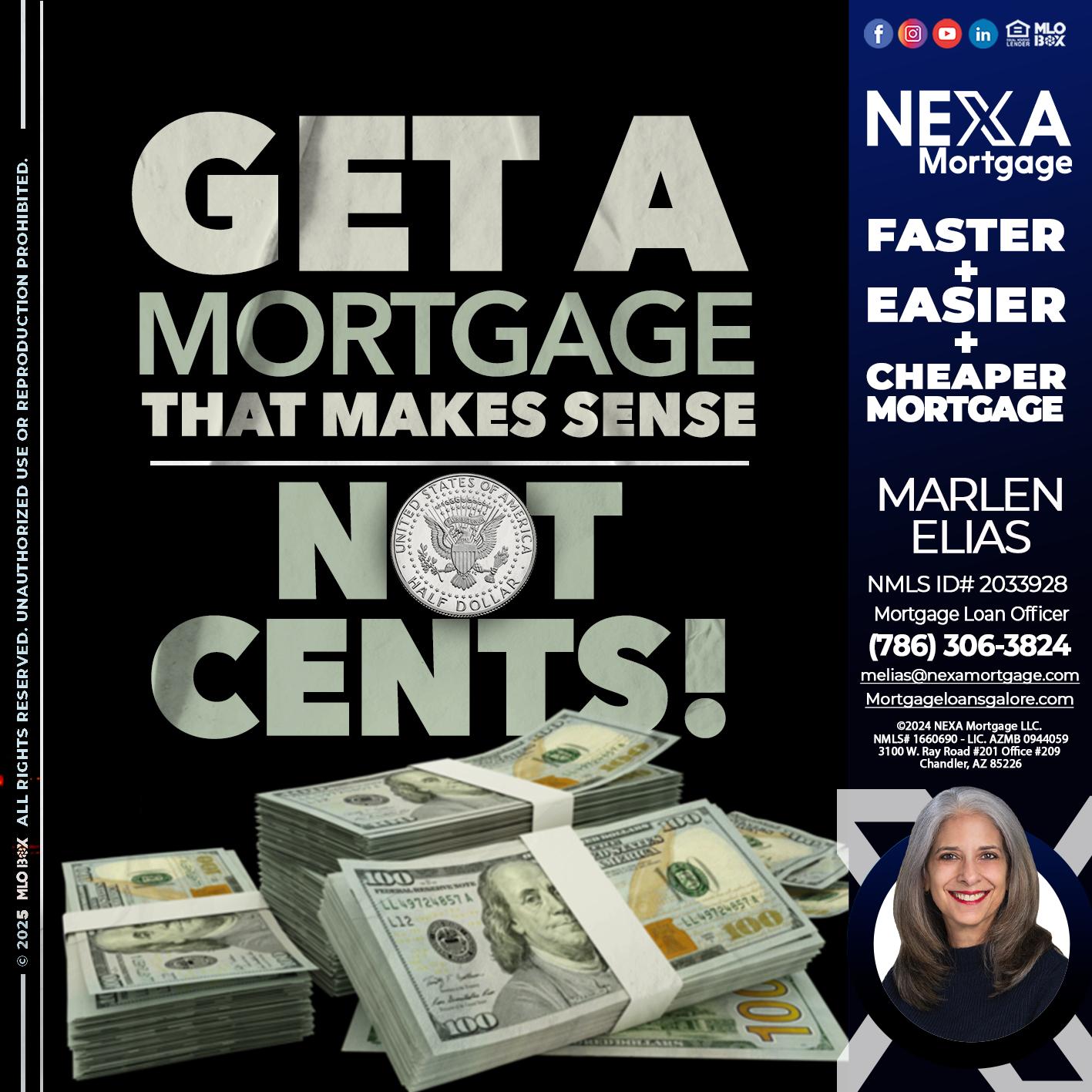 GET A MORTGAGE - Marlen Elias -Mortgage Loan Officer