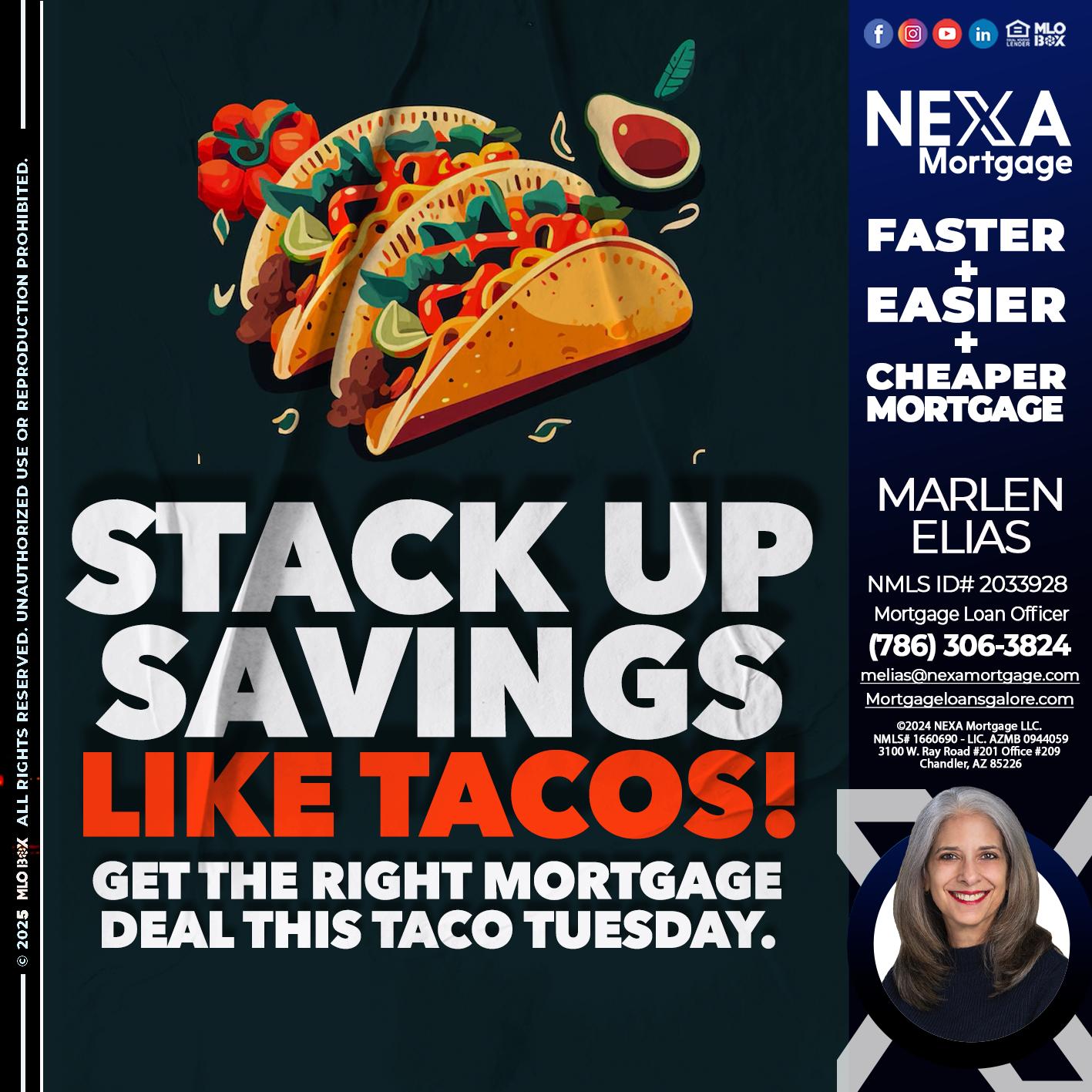 TACO TUESDAY - Marlen Elias -Mortgage Loan Officer