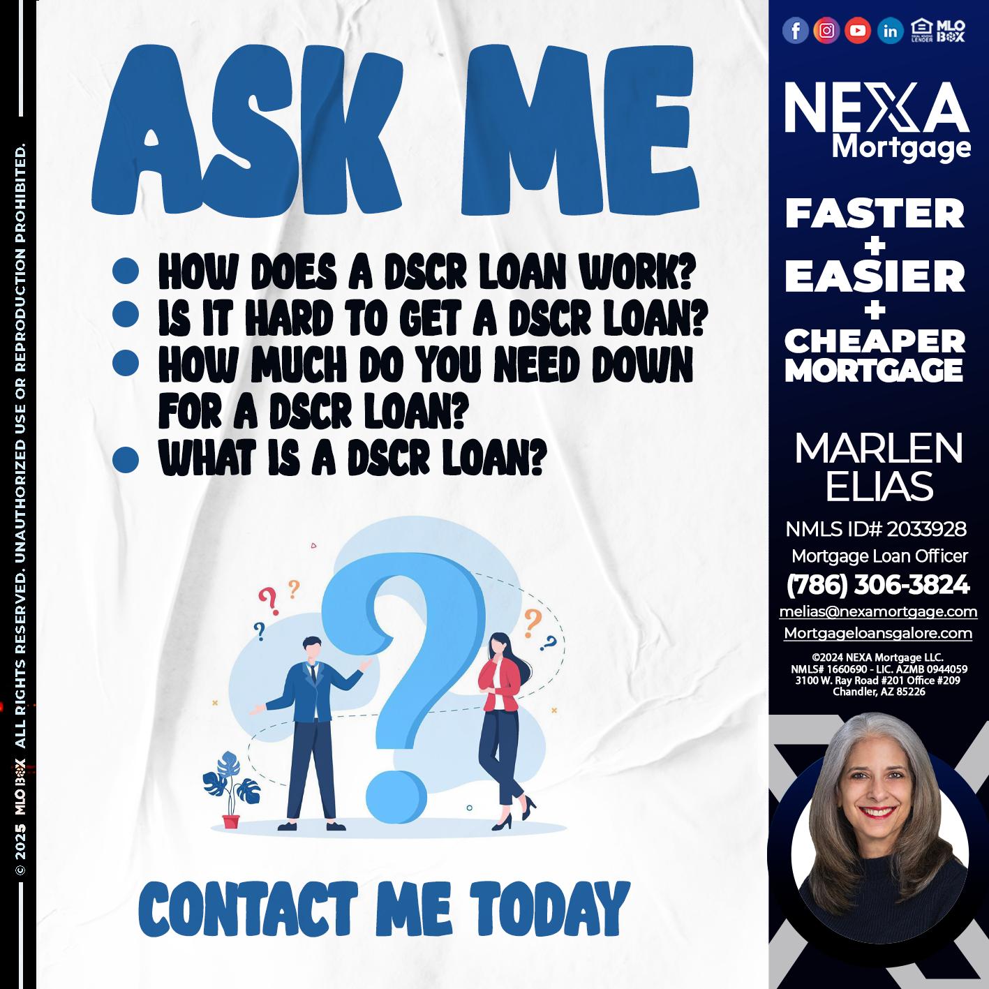 ASK ME - Marlen Elias -Mortgage Loan Officer