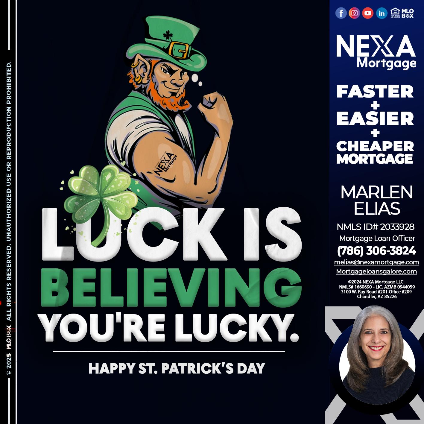 ST. PATRICKS DAY - Marlen Elias -Mortgage Loan Officer