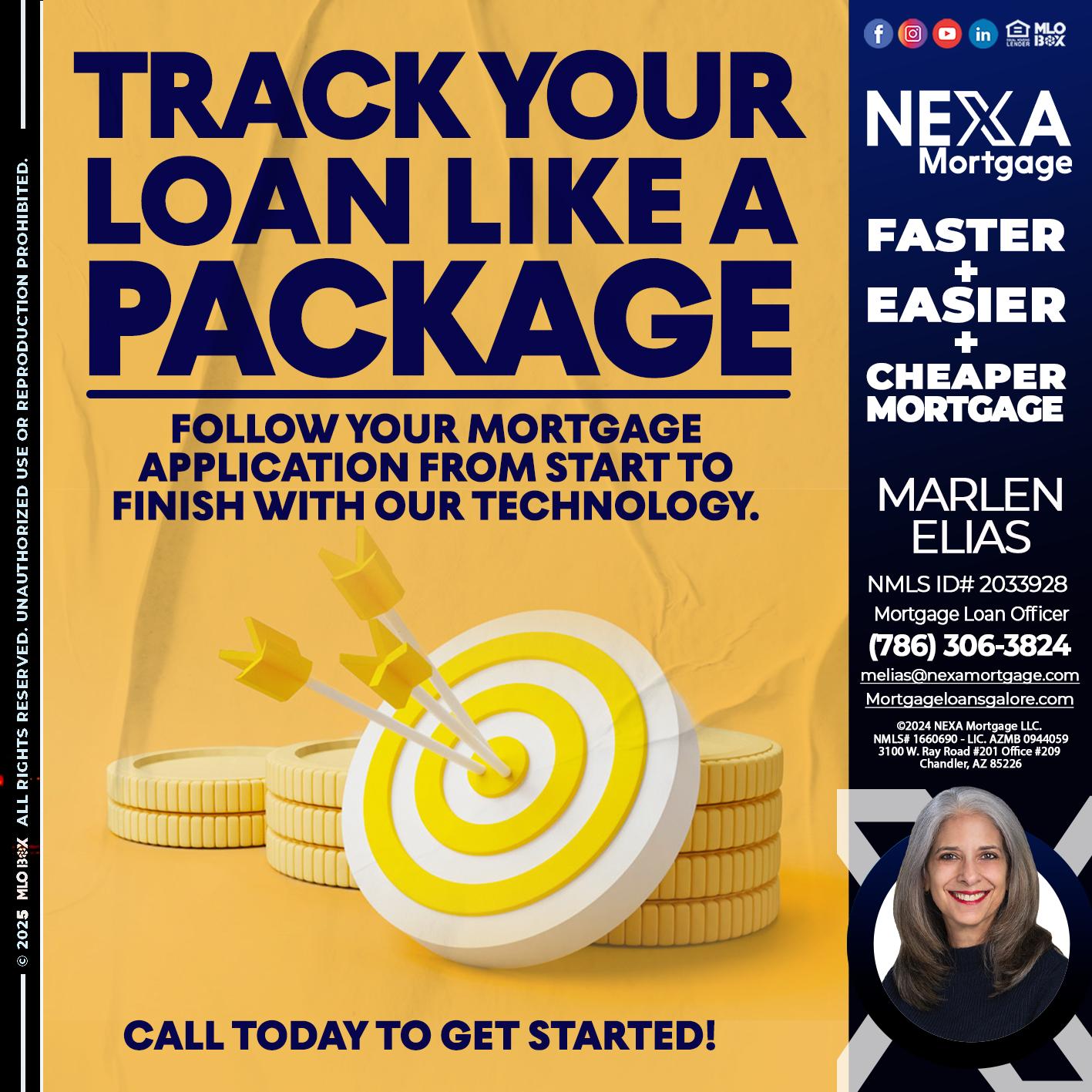 TRACK YOU LOAN - Marlen Elias -Mortgage Loan Officer