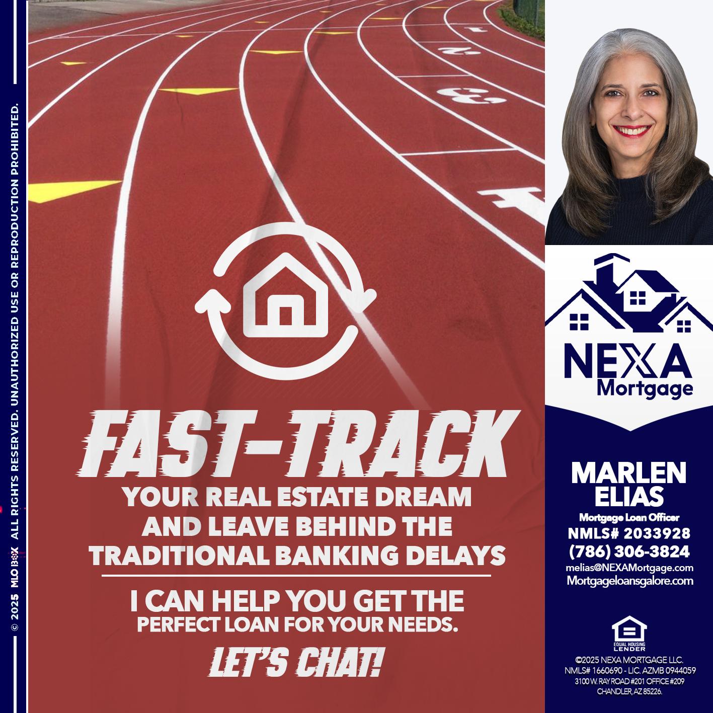 FAST TRACK - Marlen Elias -Mortgage Loan Officer