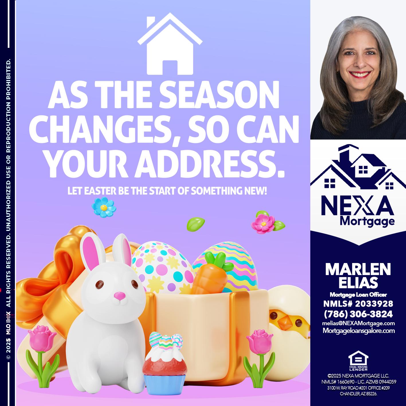 EASTER DAY - Marlen Elias -Mortgage Loan Officer