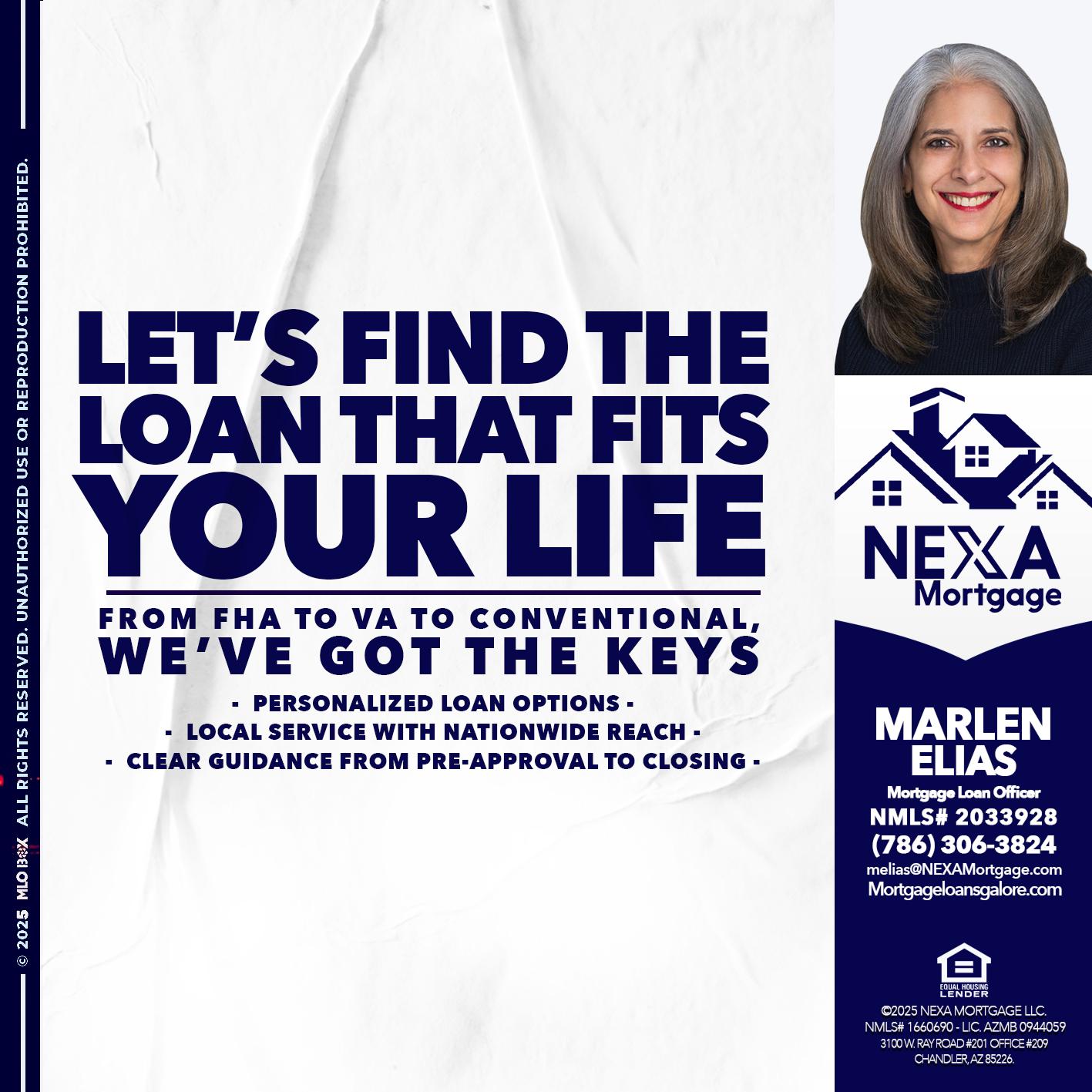 LETS FIND - Marlen Elias -Mortgage Loan Officer