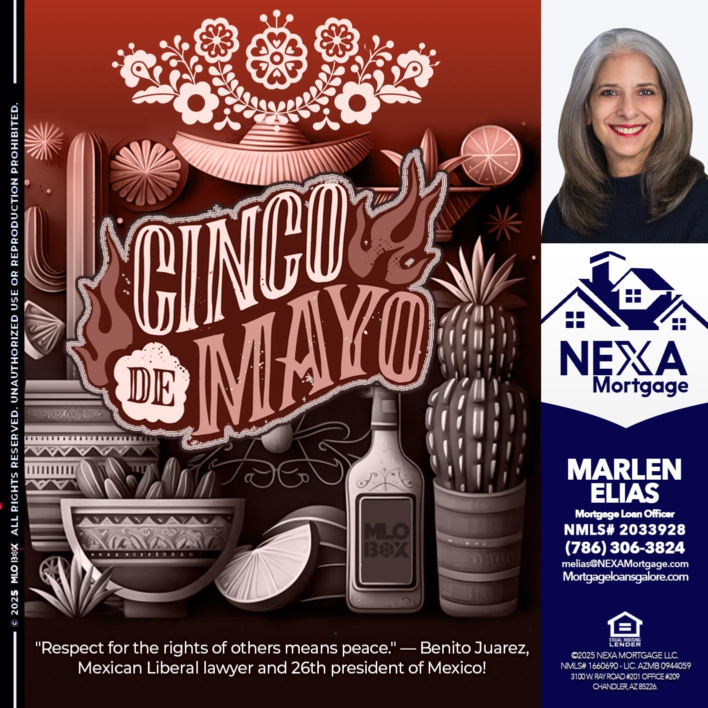 Feliz 5 de Mayo - Marlen Elias -Mortgage Loan Officer