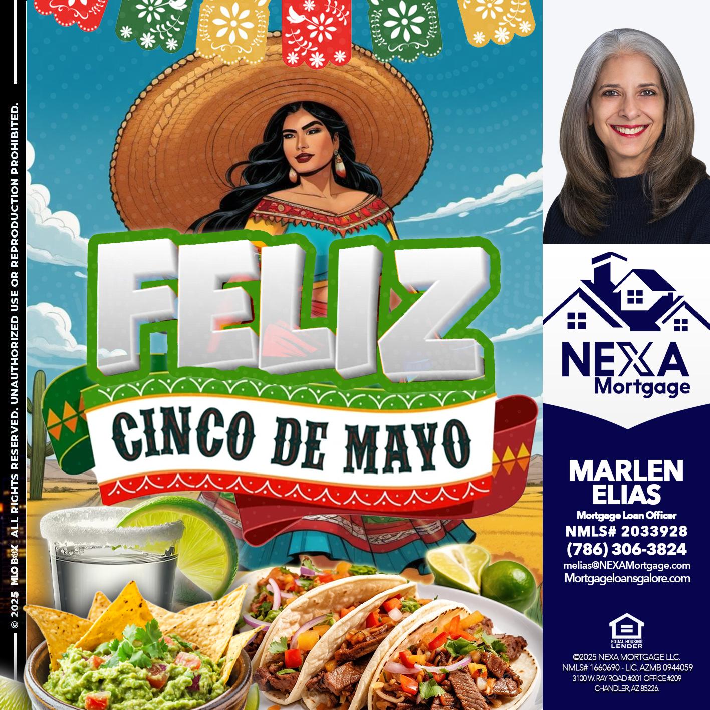 FELIZ CINCO DE MAYO - Marlen Elias -Mortgage Loan Officer