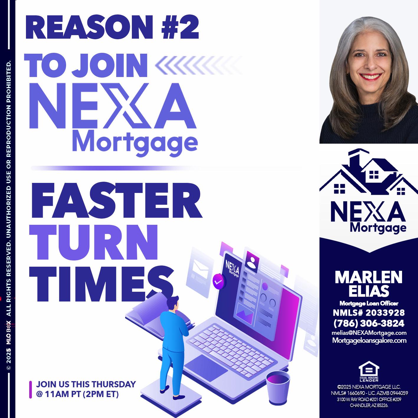 REASON 2 - Marlen Elias -Mortgage Loan Officer