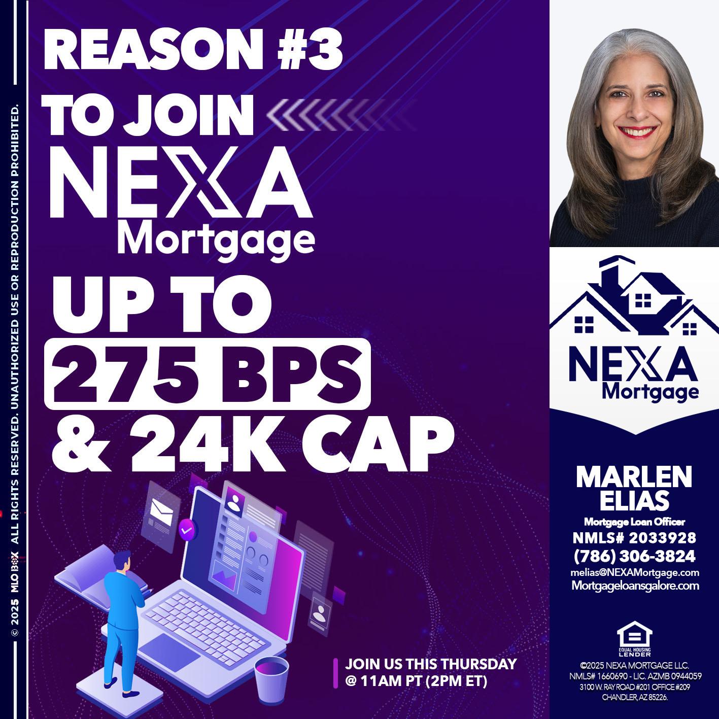 REASON 3 - Marlen Elias -Mortgage Loan Officer