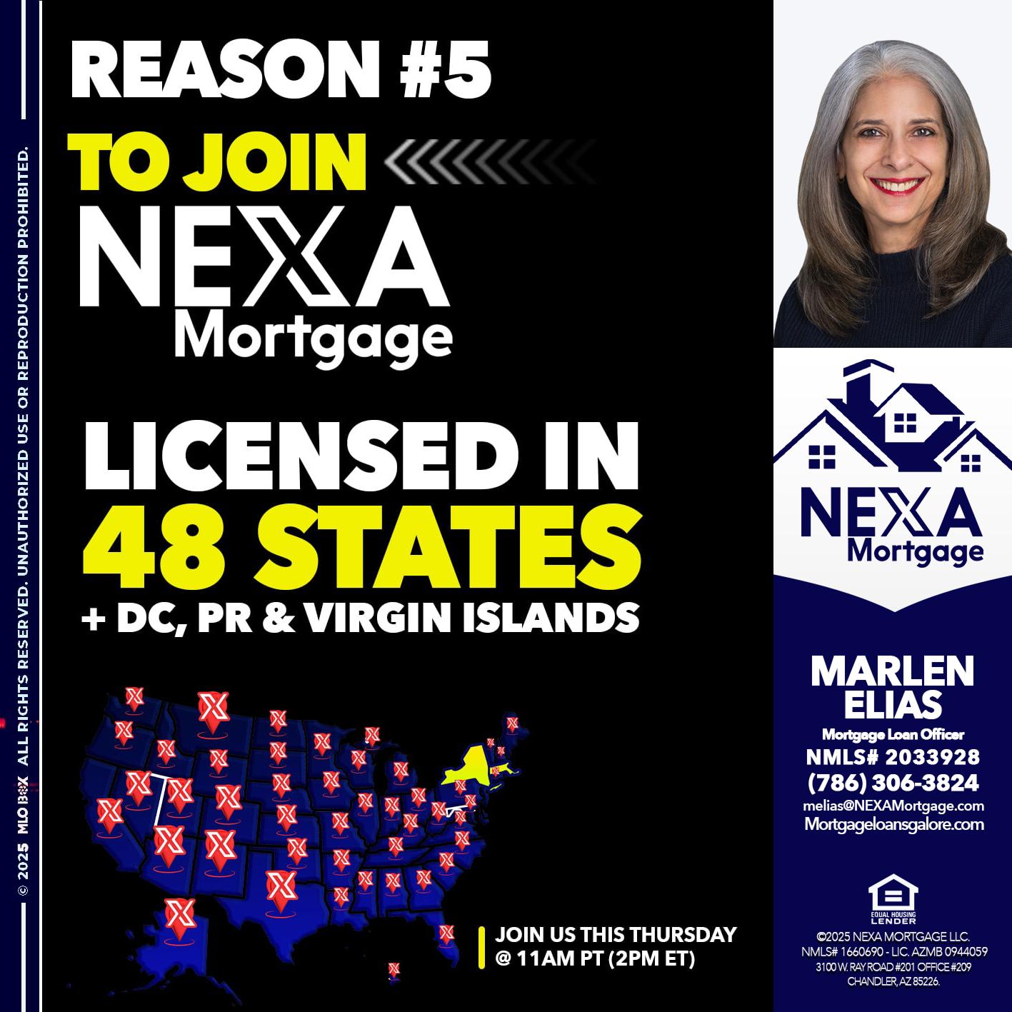 REASON 5 - Marlen Elias -Mortgage Loan Officer
