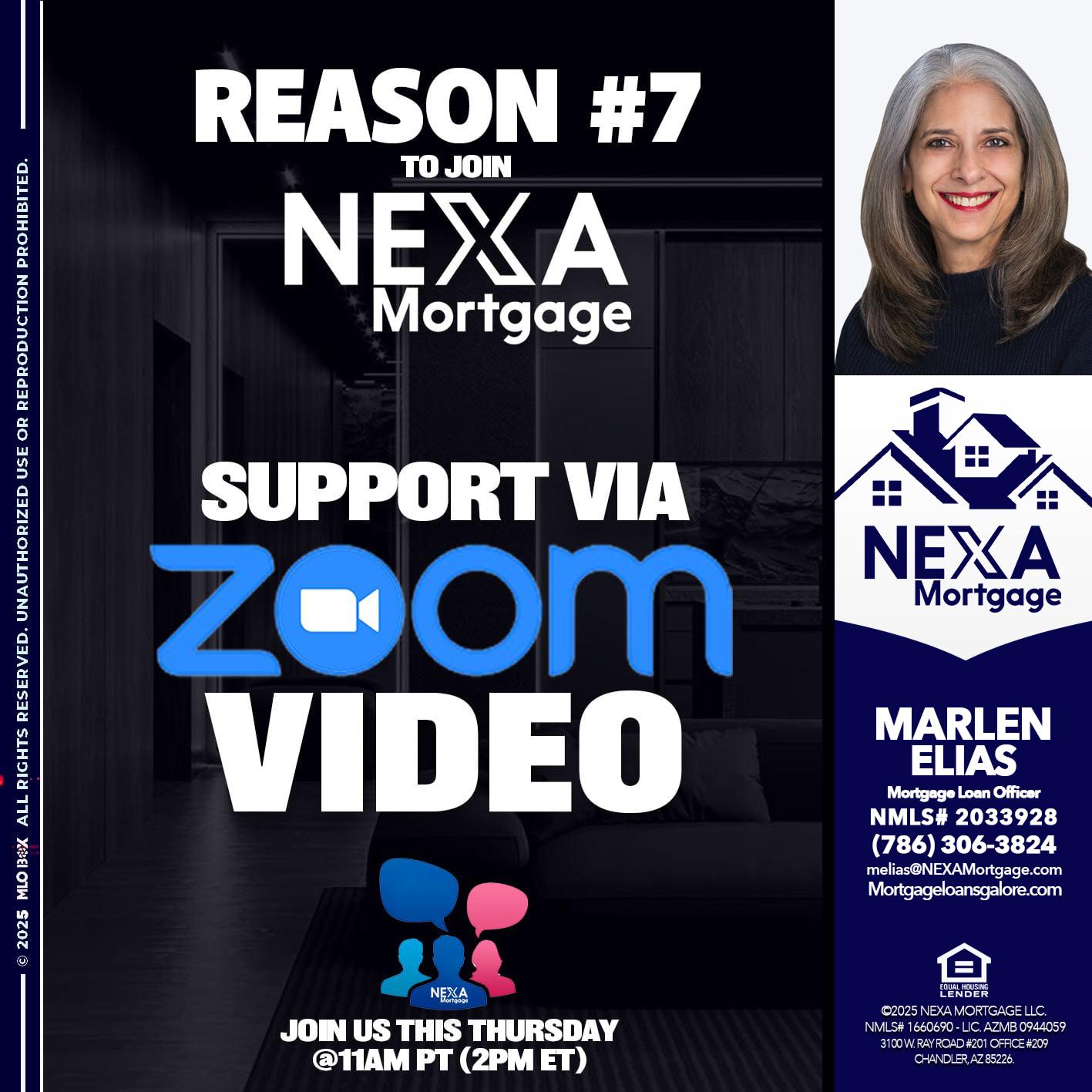 REASON 7 - Marlen Elias -Mortgage Loan Officer
