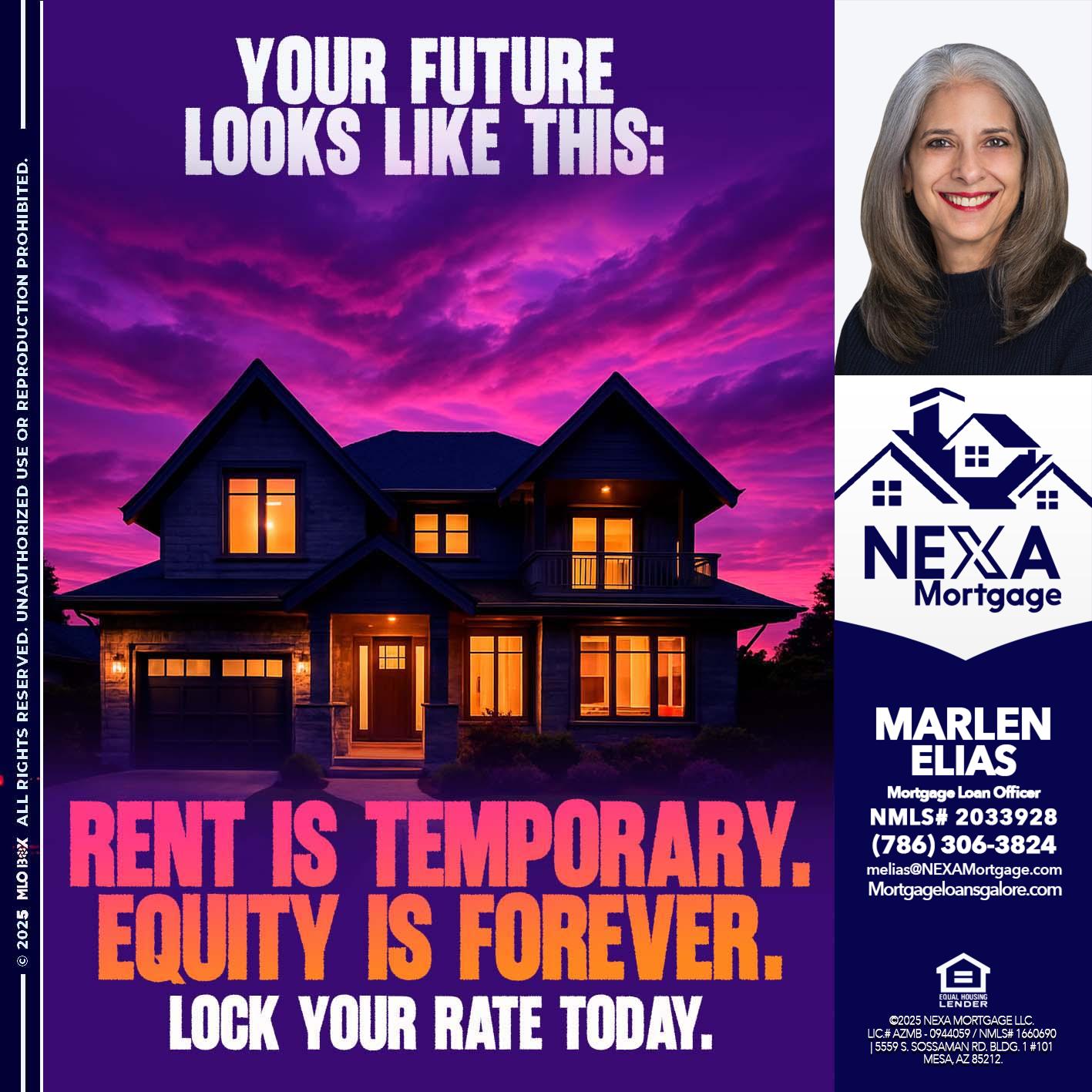 YOUR FUTURE - Marlen Elias -Mortgage Loan Officer