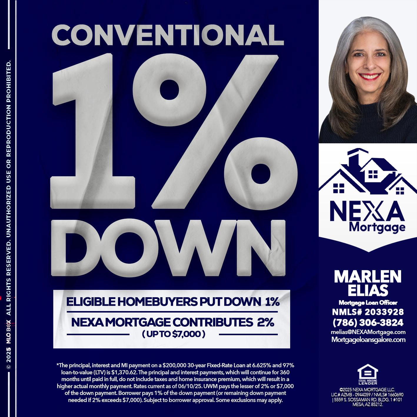 CONVENTIONAL - Marlen Elias -Mortgage Loan Officer