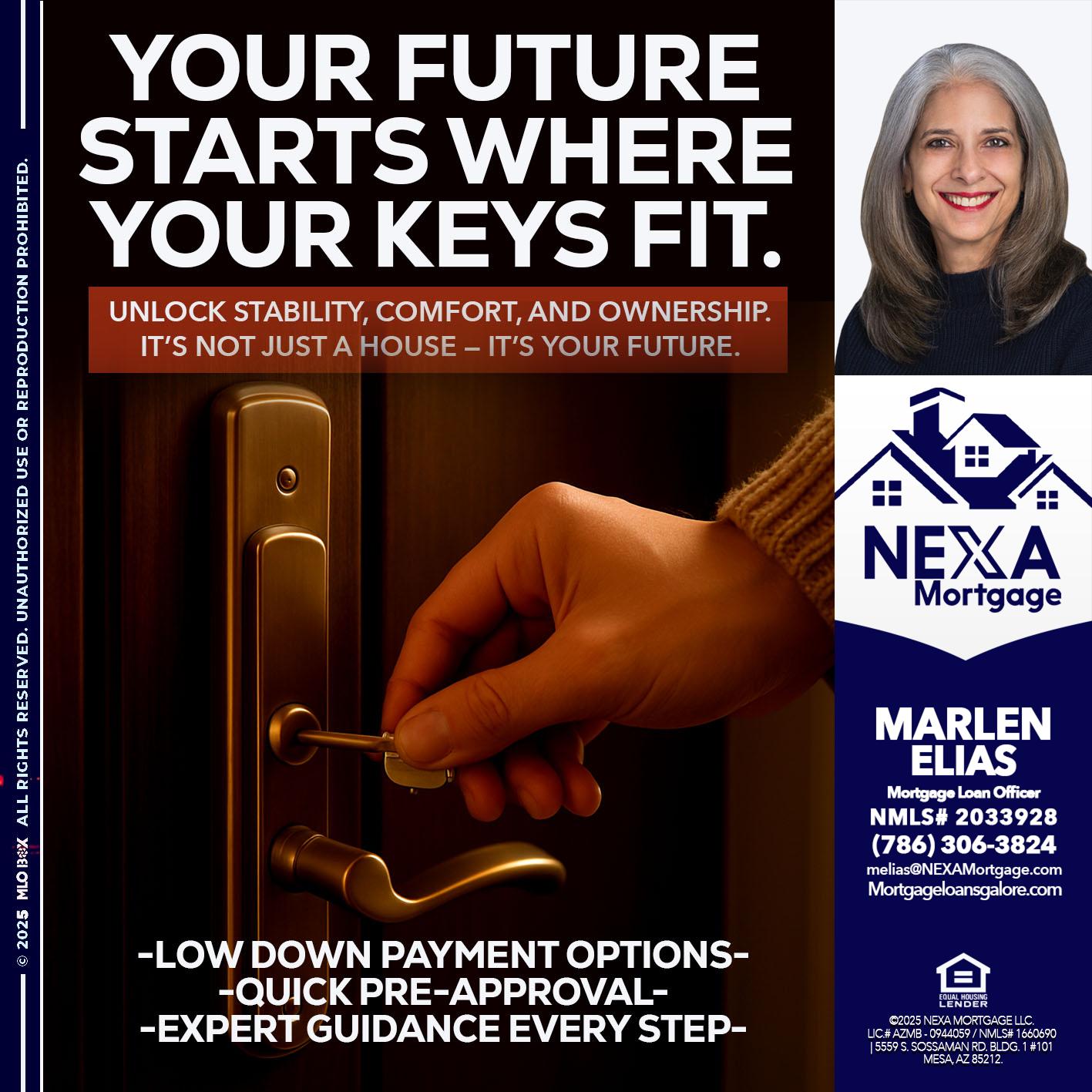 YOUR FUTURE - Marlen Elias -Mortgage Loan Officer