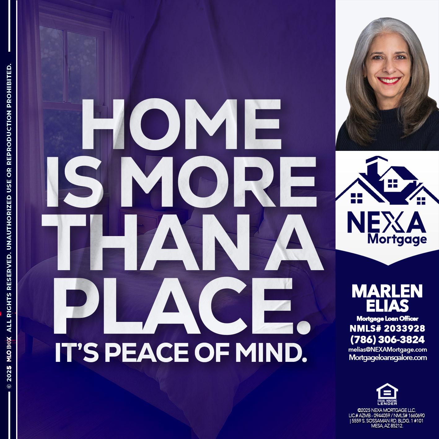 HOME IS MORE - Marlen Elias -Mortgage Loan Officer