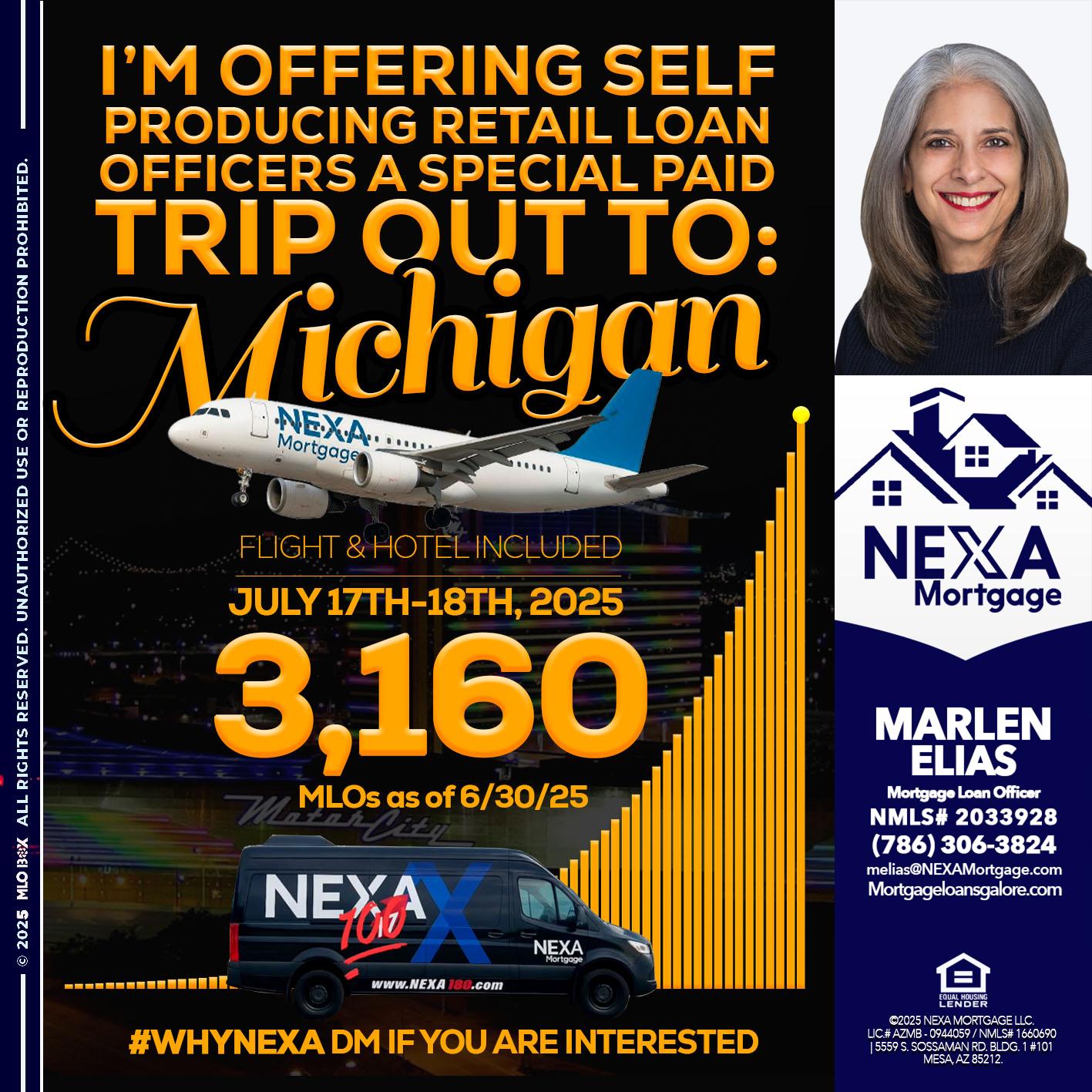 MICHIGAN TRIP - Marlen Elias -Mortgage Loan Officer