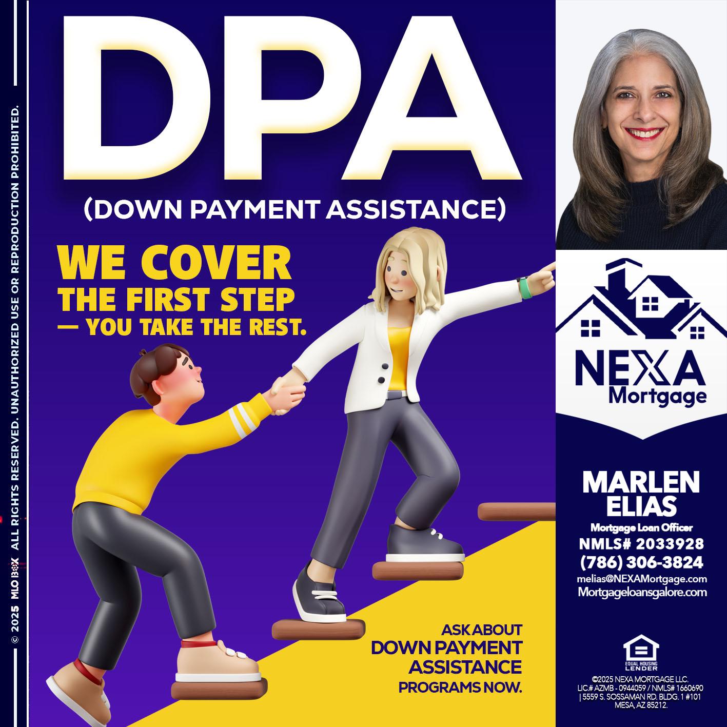 DPA LOANS - Marlen Elias -Mortgage Loan Officer