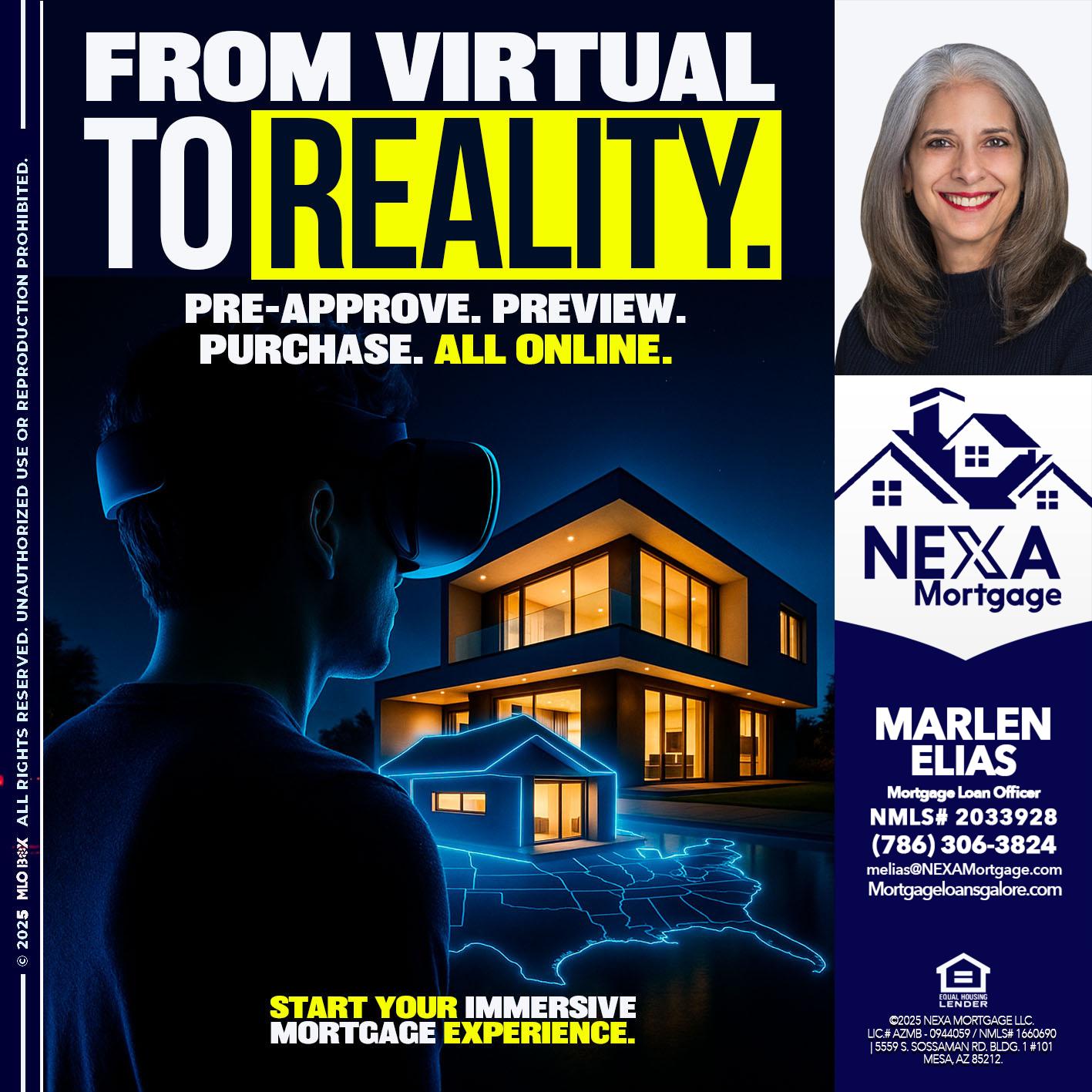 FROM VIRTUAL - Marlen Elias -Mortgage Loan Officer