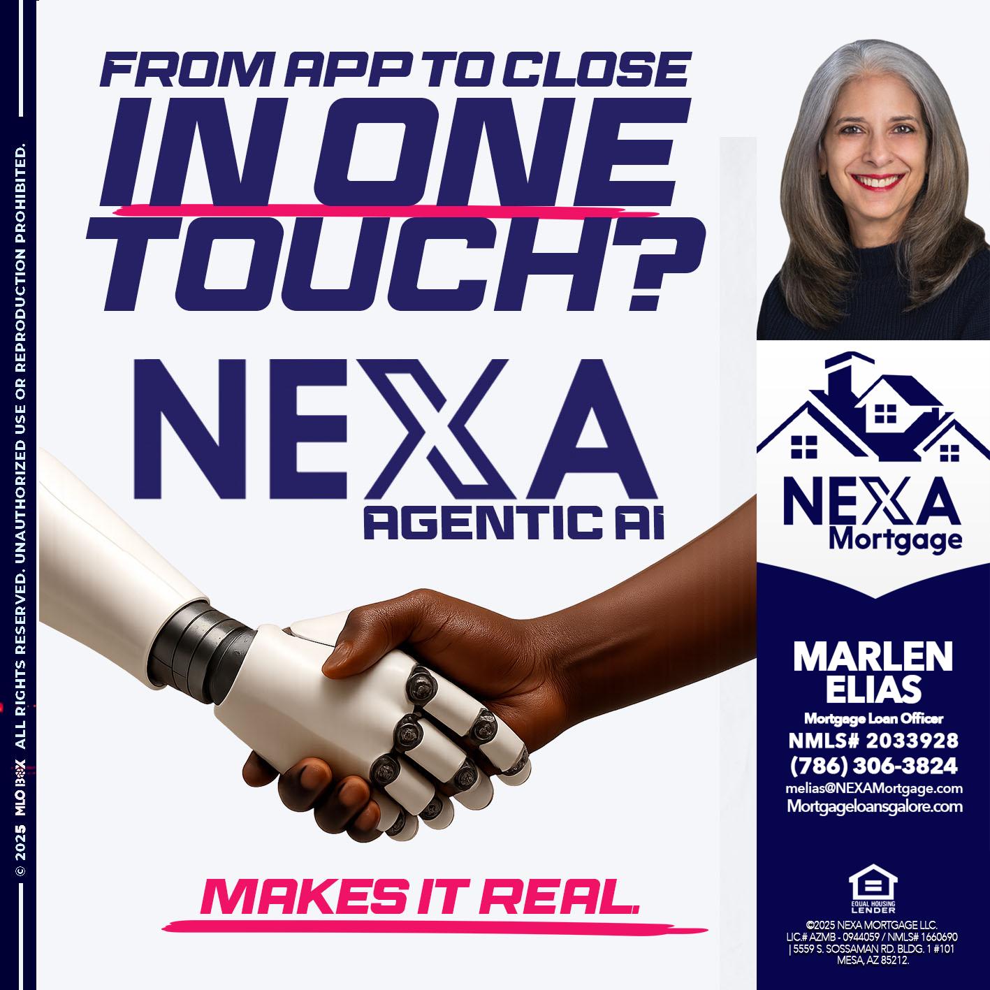 IN ONE TOUCH - Marlen Elias -Mortgage Loan Officer